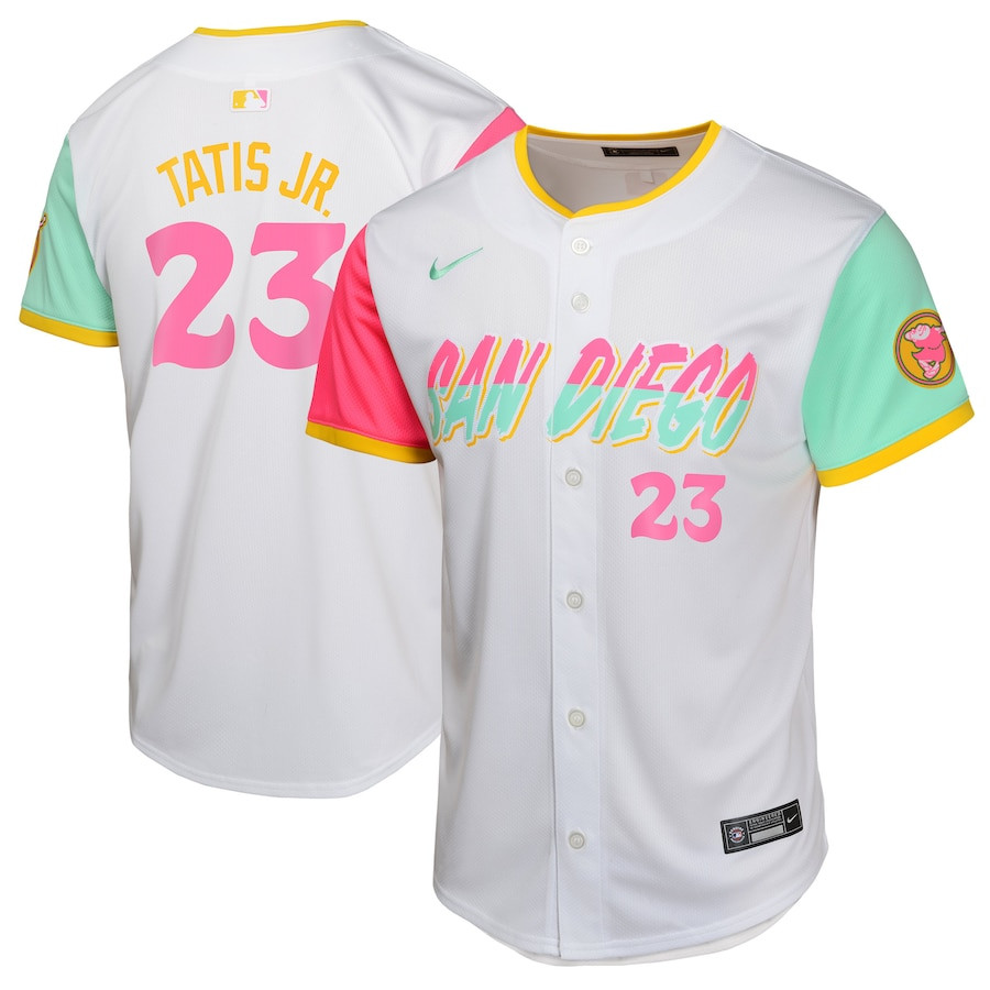 Fernando Tatis Jr. 23 San Diego Padres City Connect Limited White MLB Jersey Youth