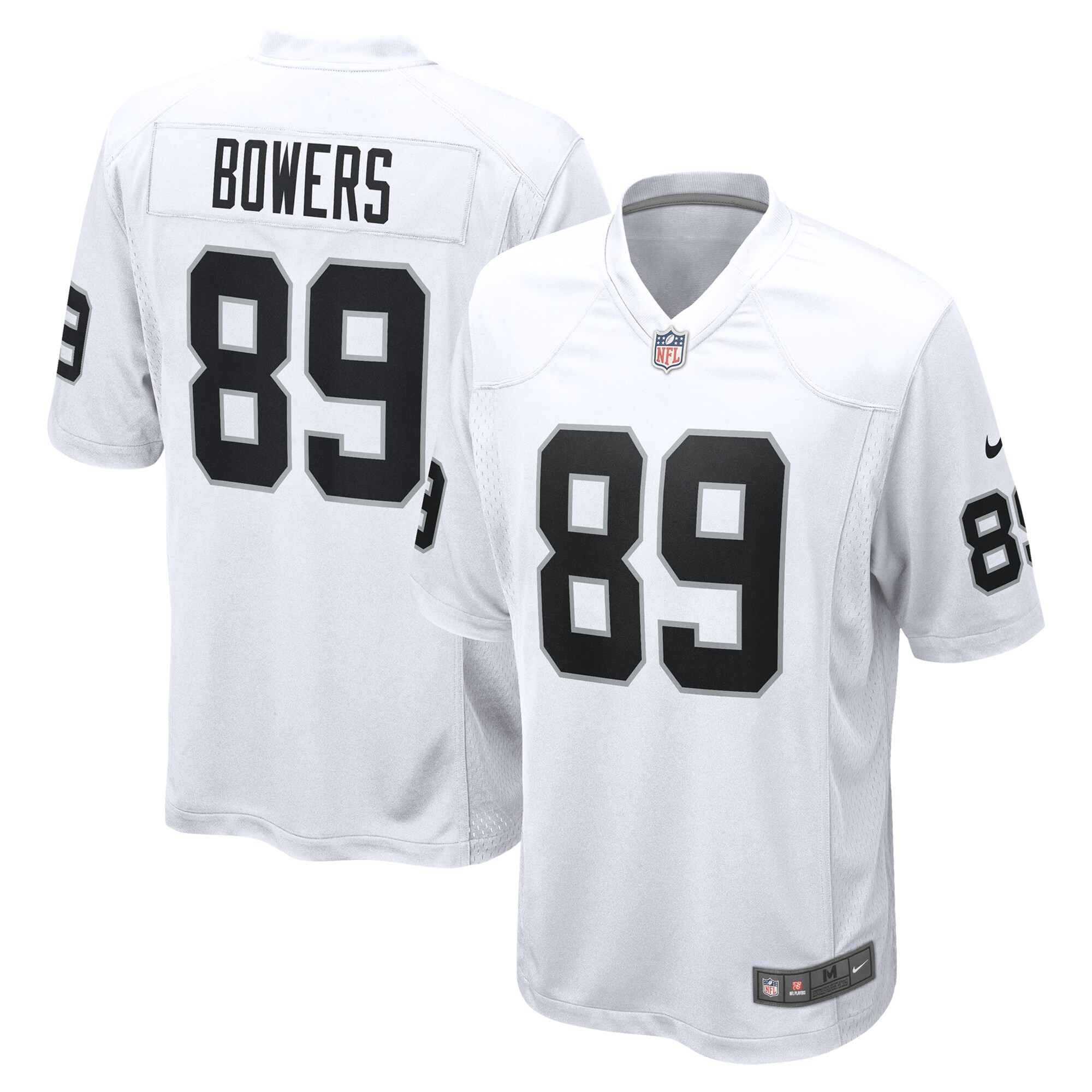 Las Vegas Raiders Brock Bowers White Game NFL Jersey Men's