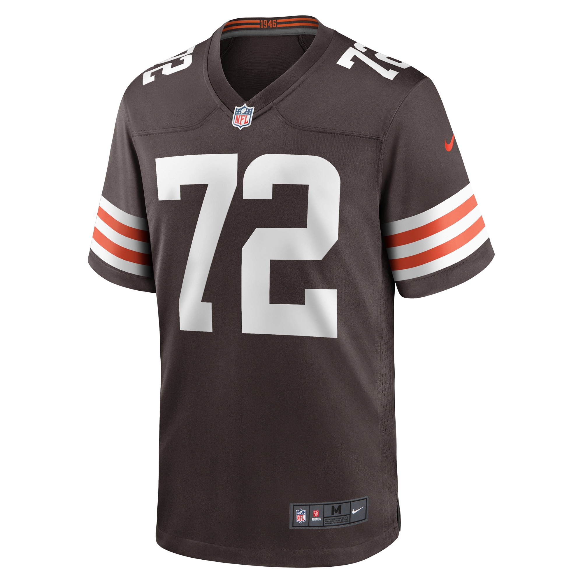 Cleveland Browns Ty Nsekhe Brown Game NFL Jersey Men's