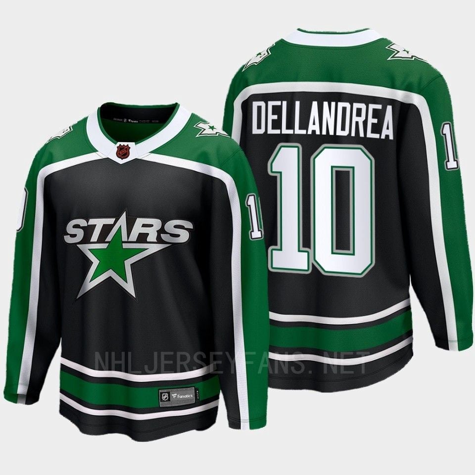 Dallas Stars 2022 Ty Dellandrea 10 Special Edition 2.0 Black 10 Breakaway Player NHL Jersey Men's