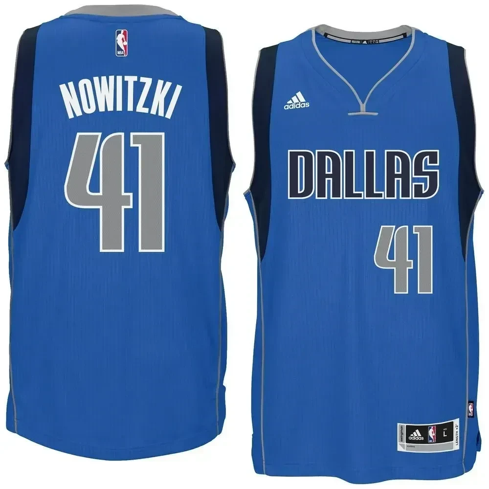Dirk Nowitzki Dallas Mavericks Blue Swingman NBA Jersey Men's