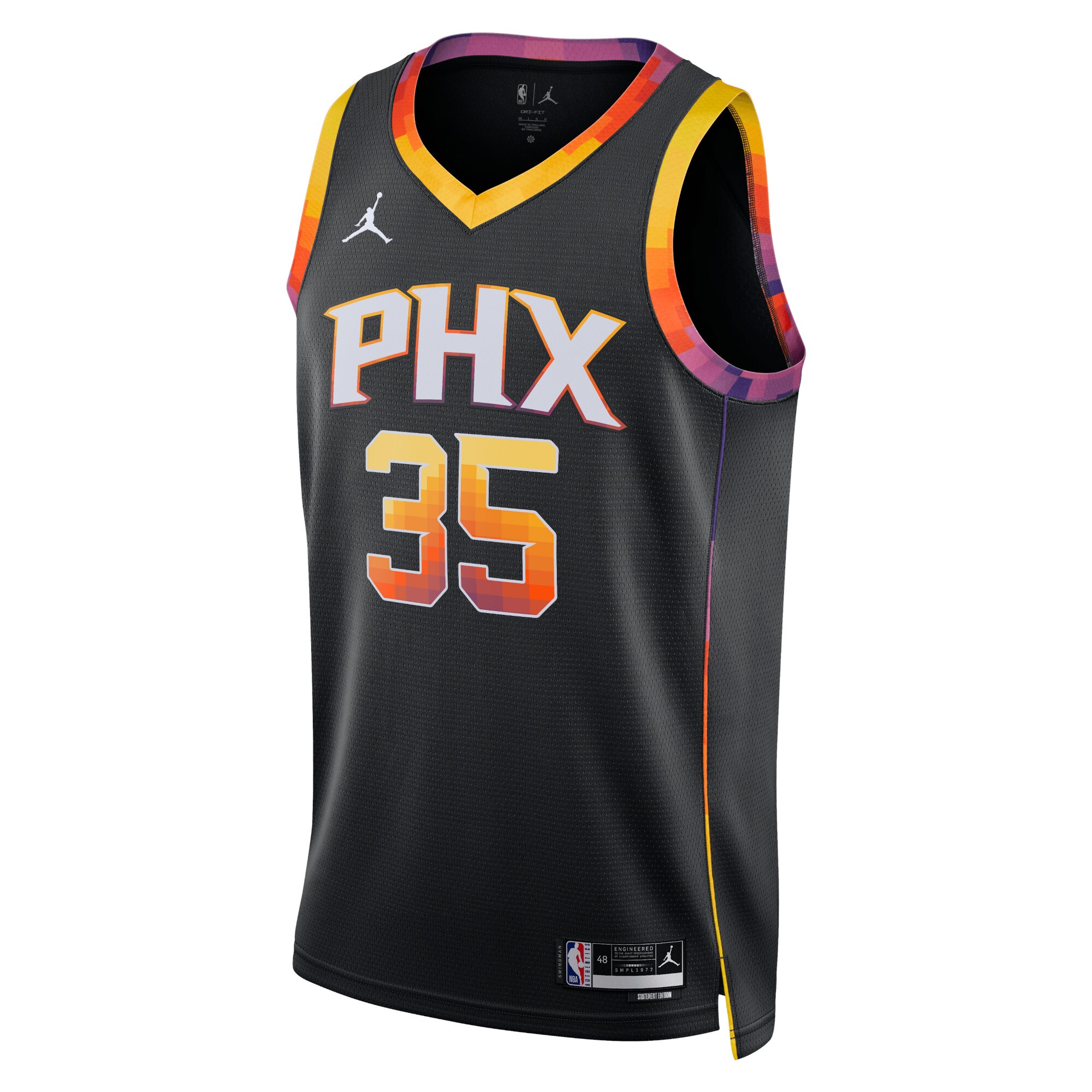 Phoenix Suns Jordan Statement Edition Swingman Black Kevin Duran Unisex NBA Jersey Unisex