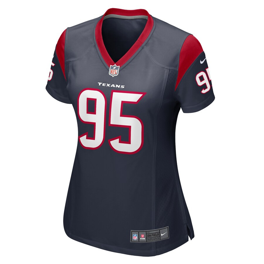 Derek Barnett 95 Houston Texans Game Navy NFL Jersey Women's
