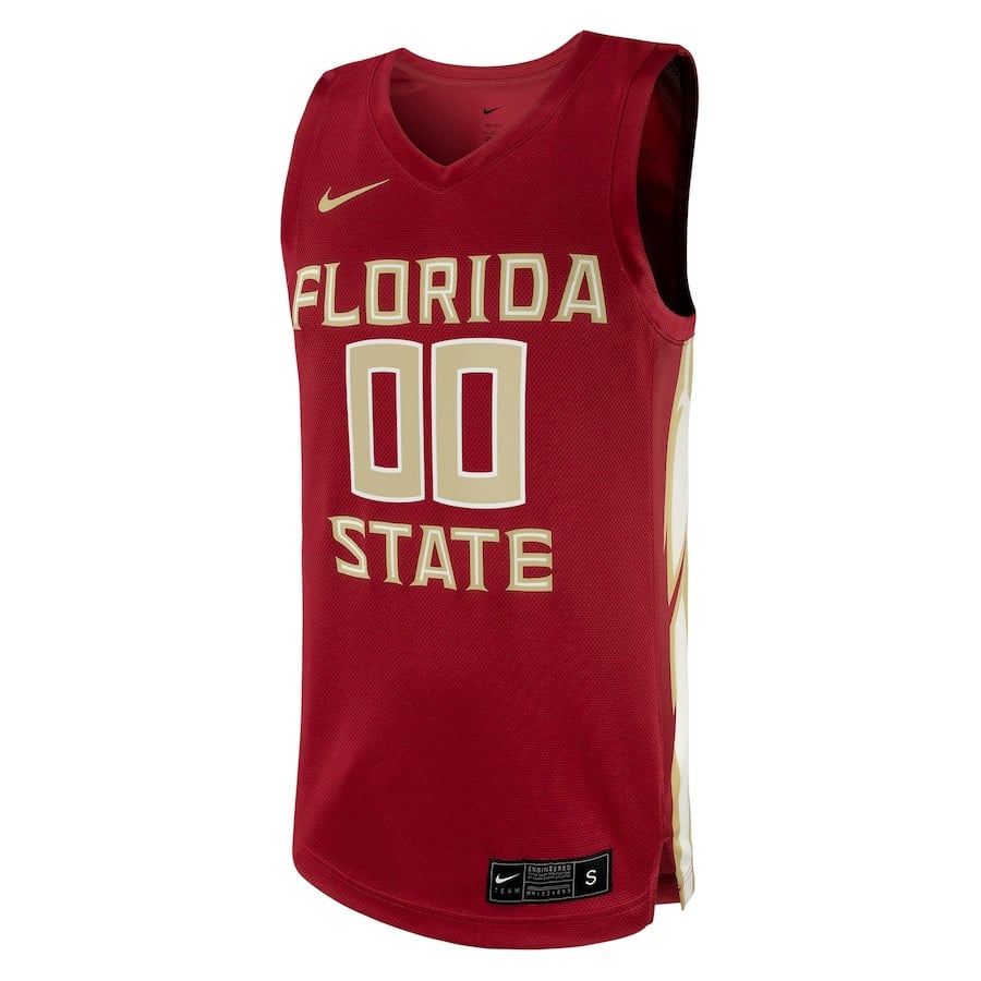 Florida State Seminoles NIL Custom Garnet NCAA Jersey Men's