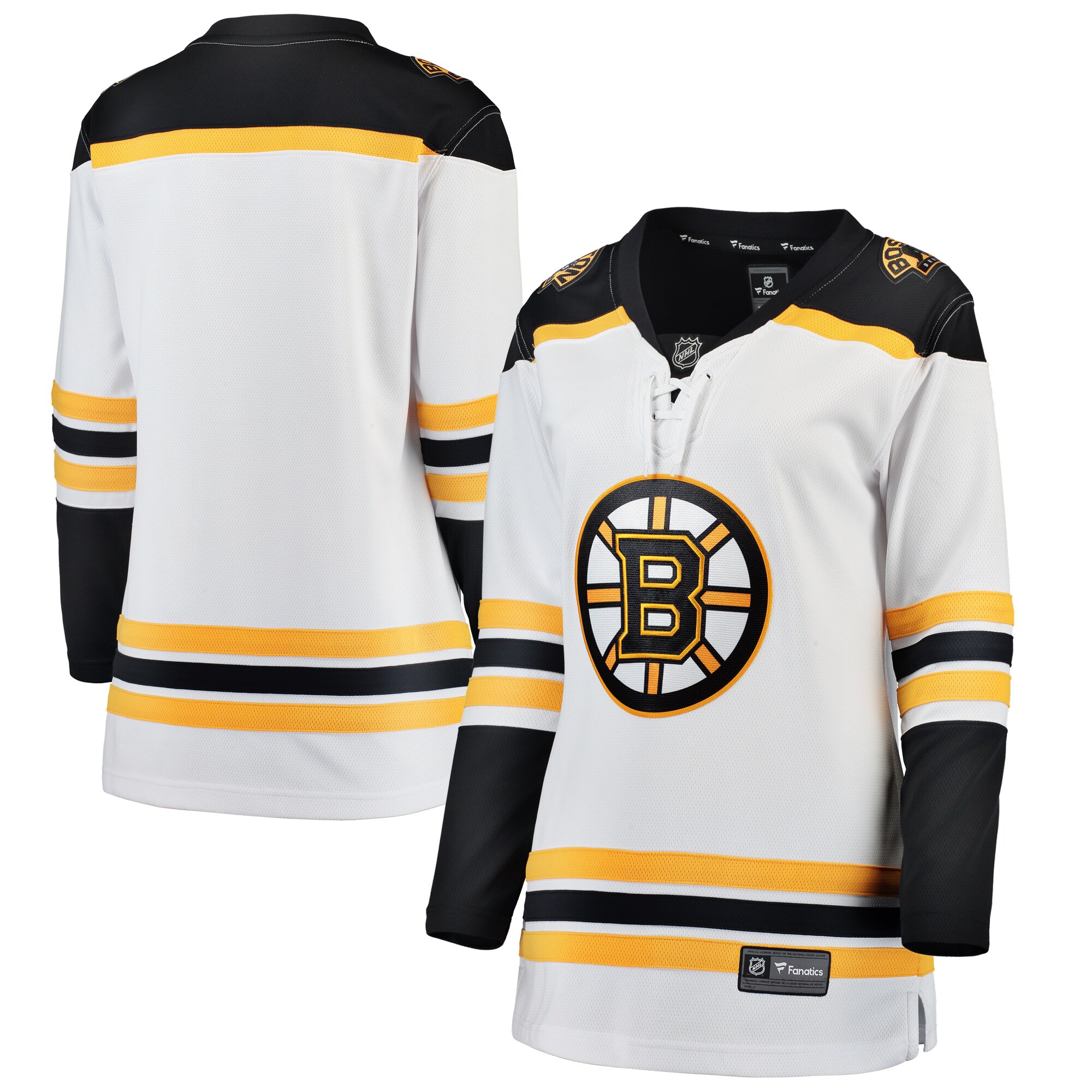 Boston Bruins White Away Breakaway NHL Jersey Women's