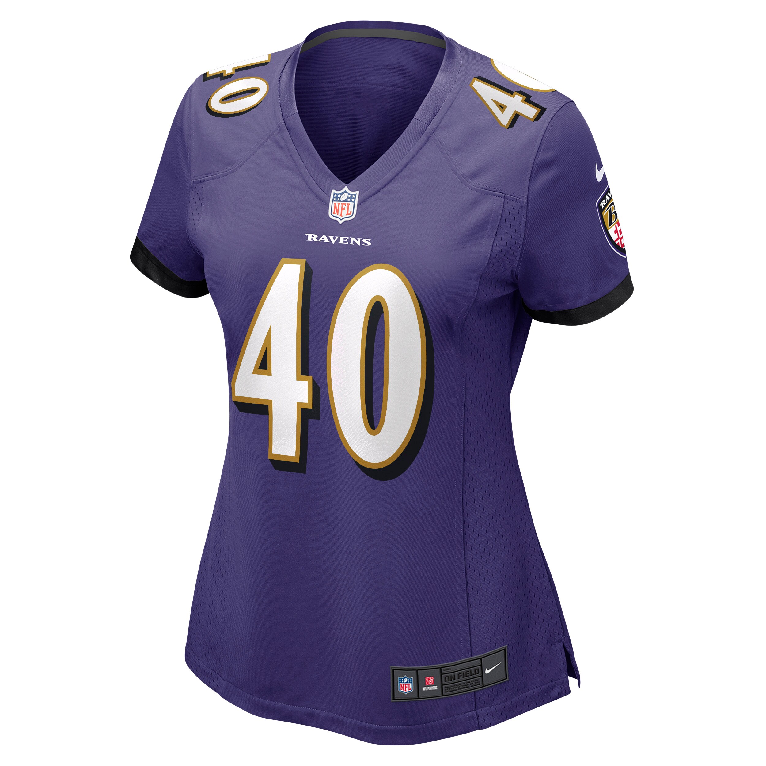 Baltimore Ravens Malik Harrison Purple Game NFL Jersey Women's