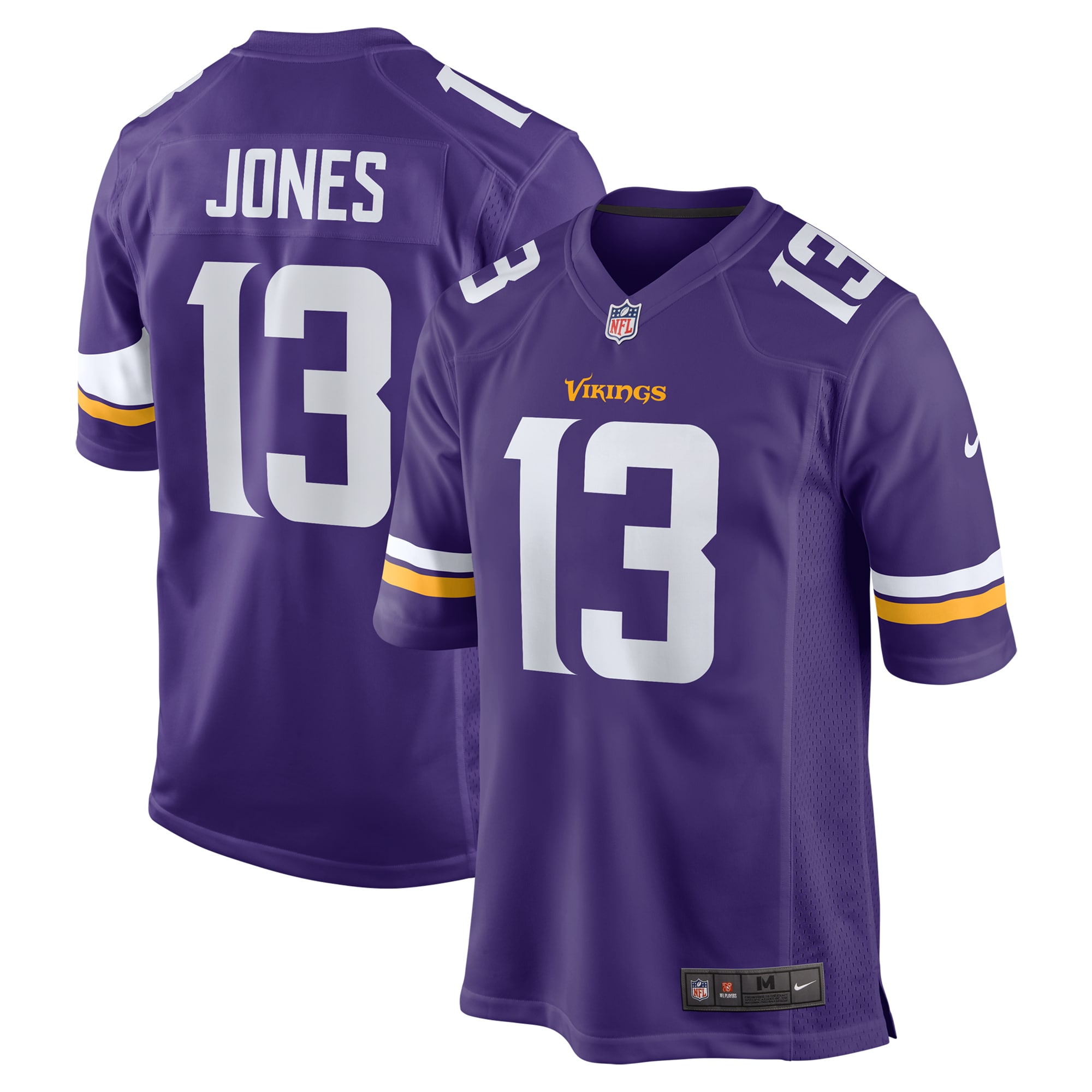Minnesota Vikings Daniel Jones Purple Team Game NFL Jersey Men's