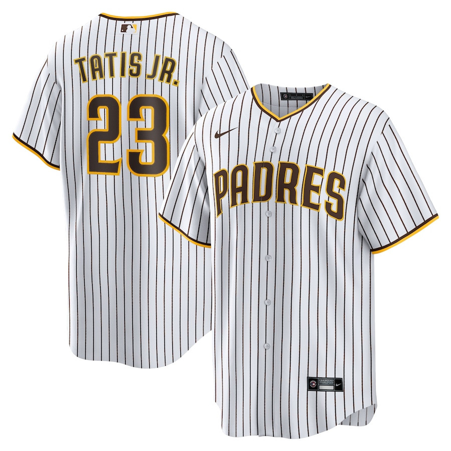 Fernando Tatis Jr. 23 San Diego Padres Home White MLB Jersey Men's