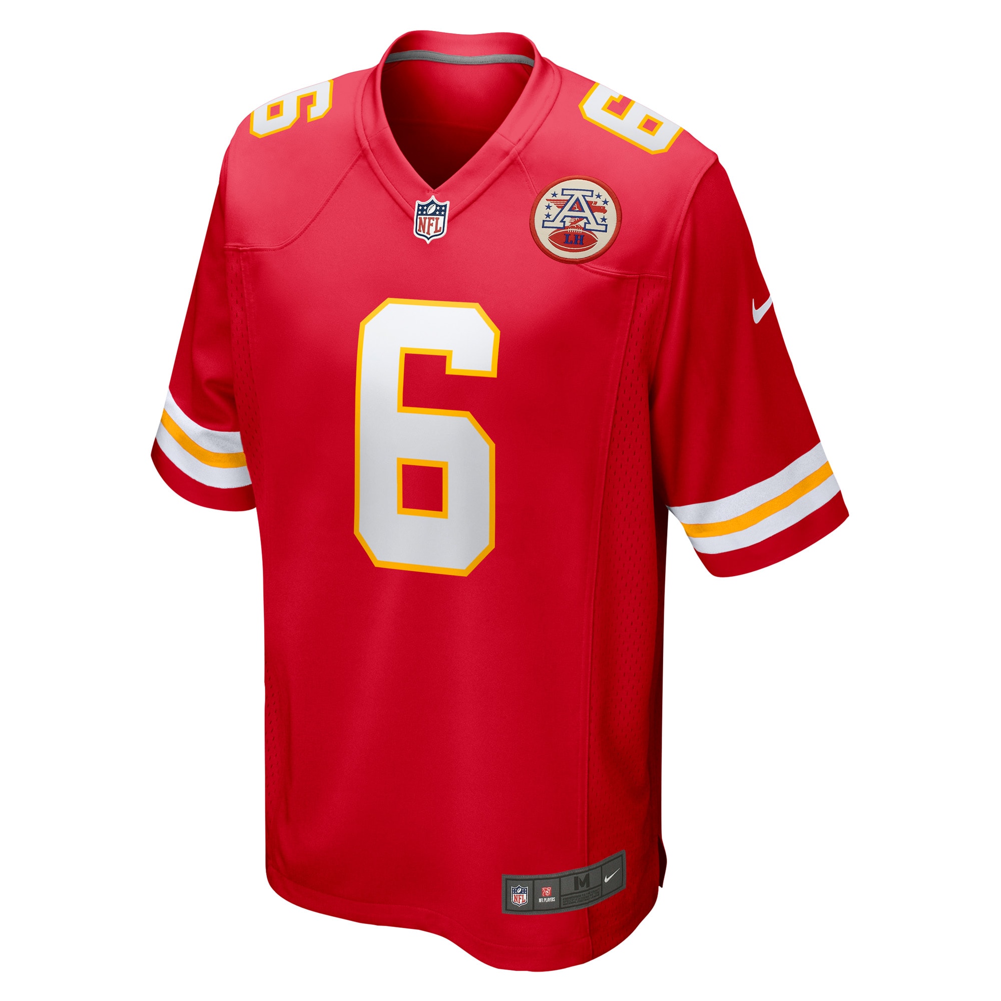 Kansas City Chiefs Bryan Cook Red Game Player NFL Jersey Men's