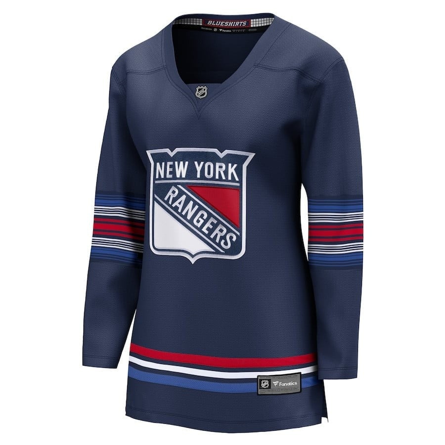 Barclay Goodrow 21 New York Rangers Alternate Premier Breakaway Navy NHL Jersey Women's