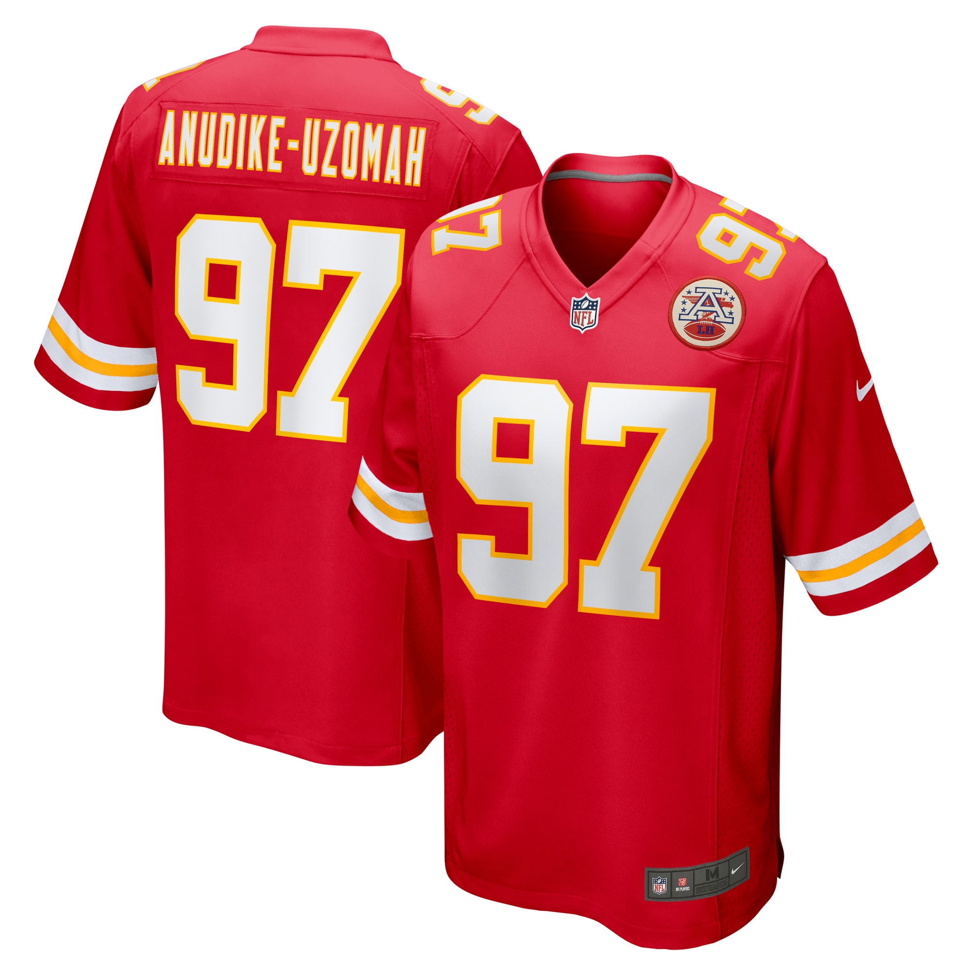 Kansas City Chiefs Felix Anudike-Uzomah Red Game NFL Jersey Men's