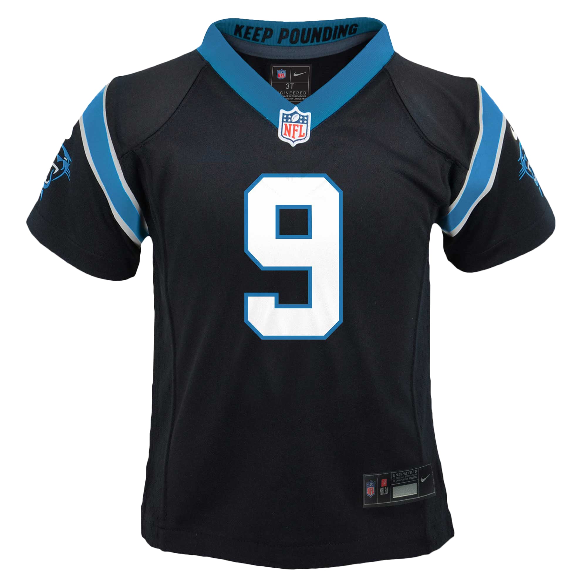 Infant Carolina Panthers Bryce Young Black Player Game NFL Jersey Men's