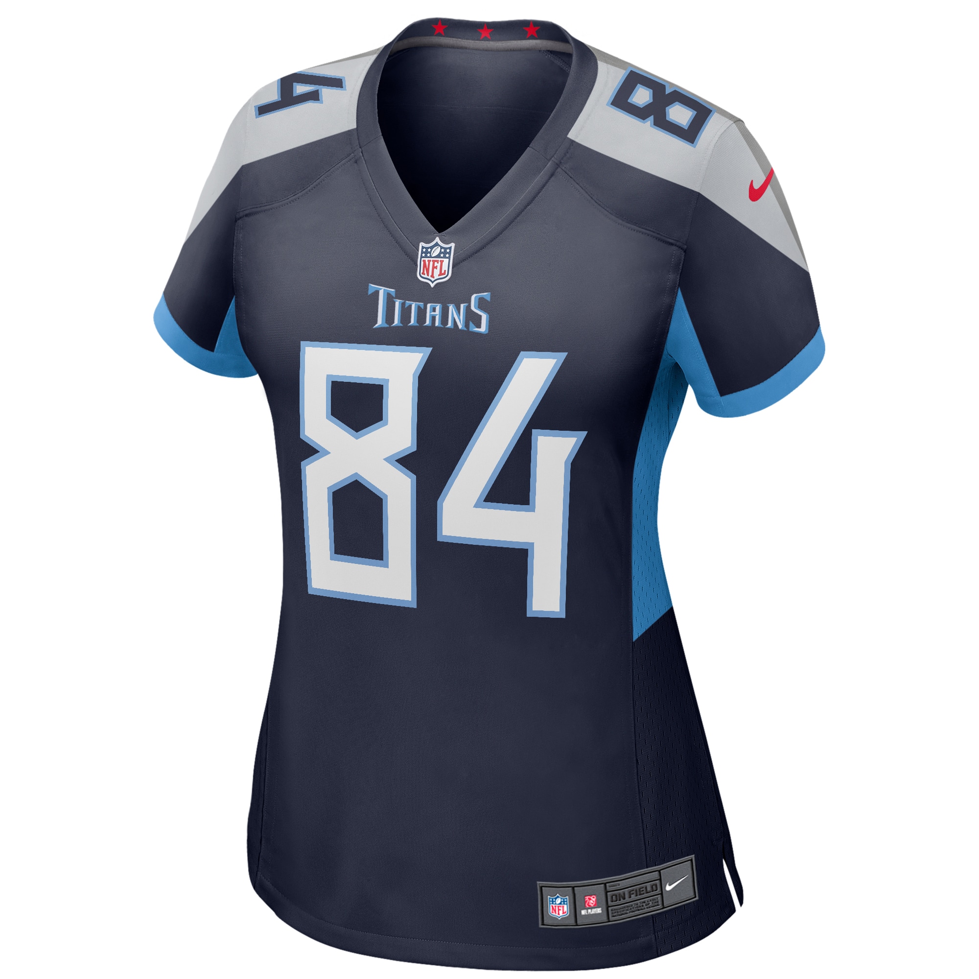 Corey Davis Navy Tennessee Titans Game NFL Jersey Women's