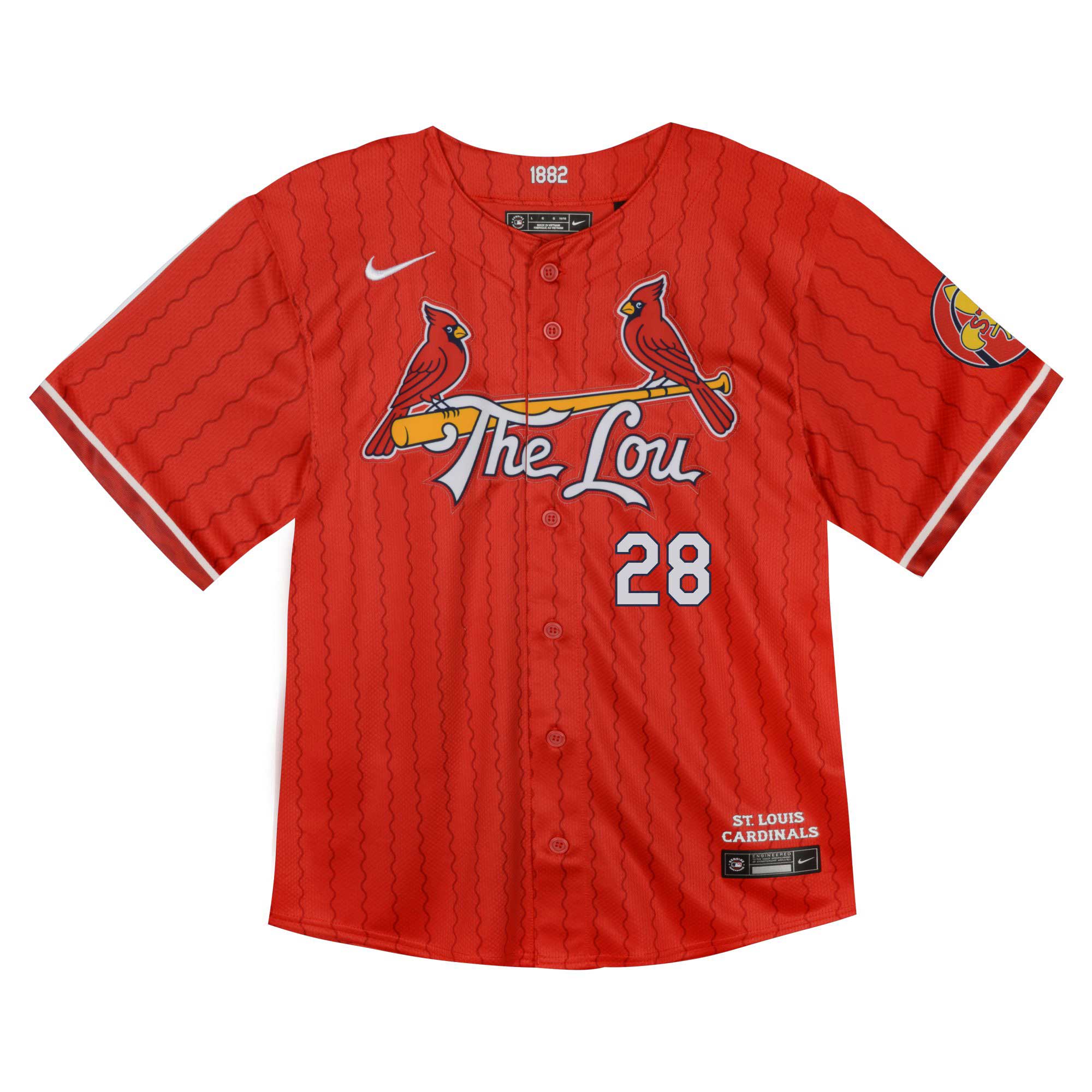 Infant St. Louis Cardinals Nolan Arenado Red 2024 City Connect Limited Player MLB Jersey Men's