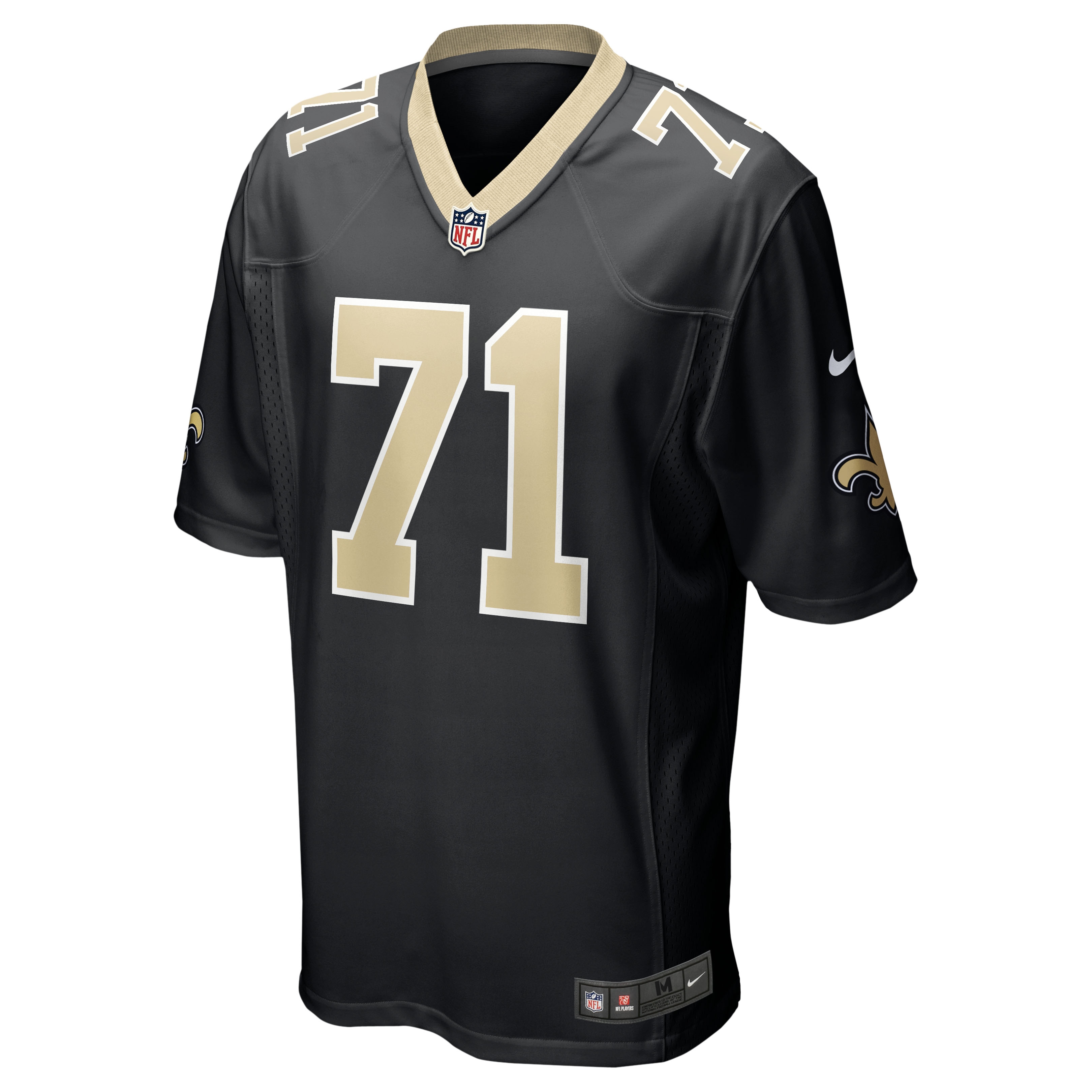 New Orleans Saints Ryan Ramczyk Black Game NFL Jersey Men's
