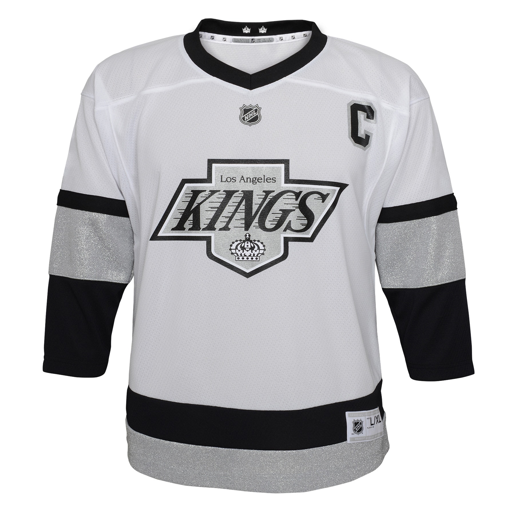 Preschool Los Angeles Kings Anze Kopitar White 2021/22 Alternate Player NHL Jersey Men's