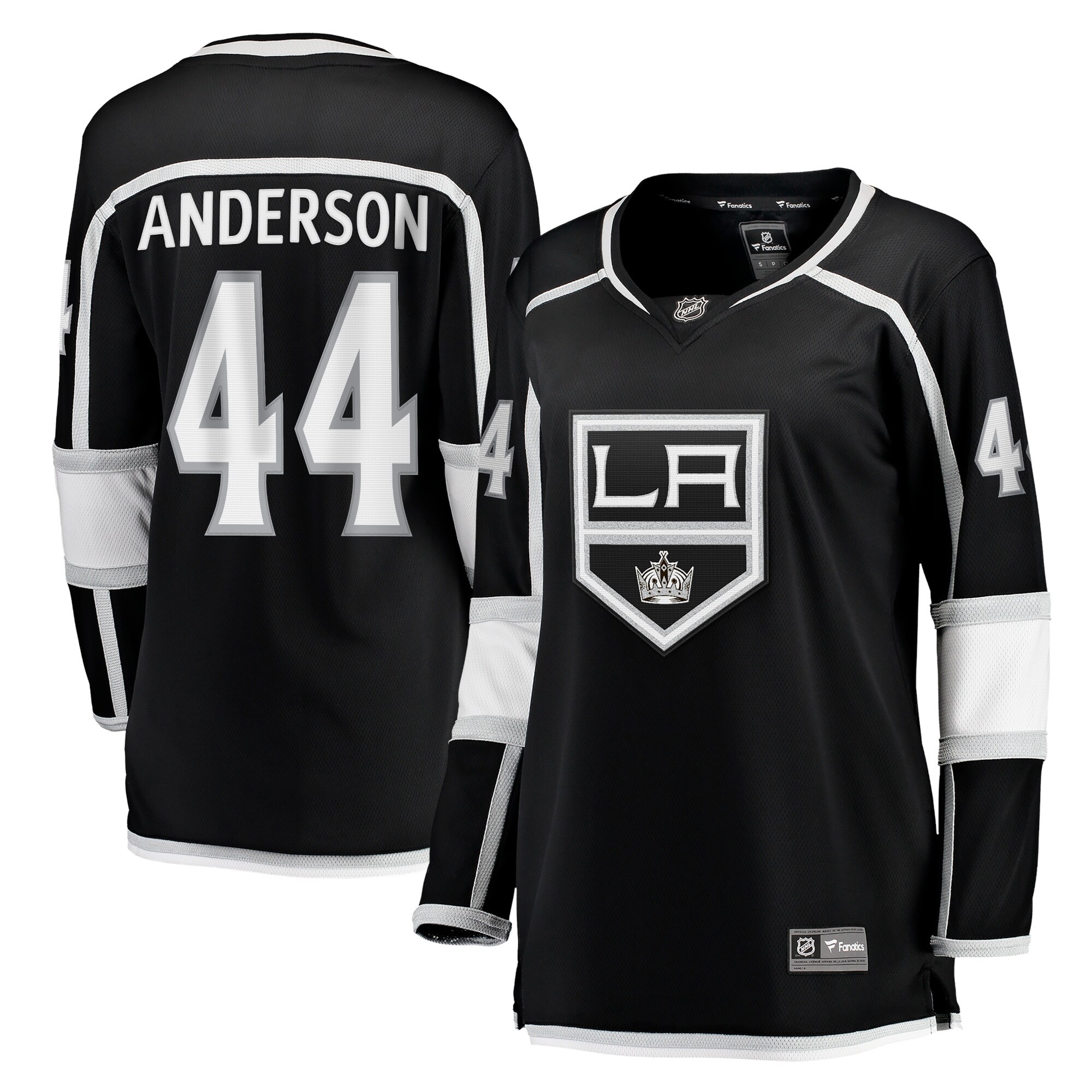 Los Angeles Kings Mikey Anderson Black Home Breakaway Player NHL Jersey Women's
