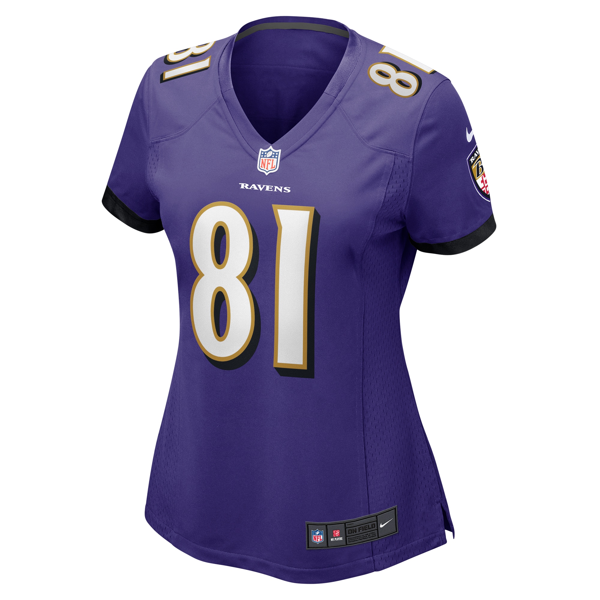 Baltimore Ravens Devontez Walker Purple Game NFL Jersey Women's