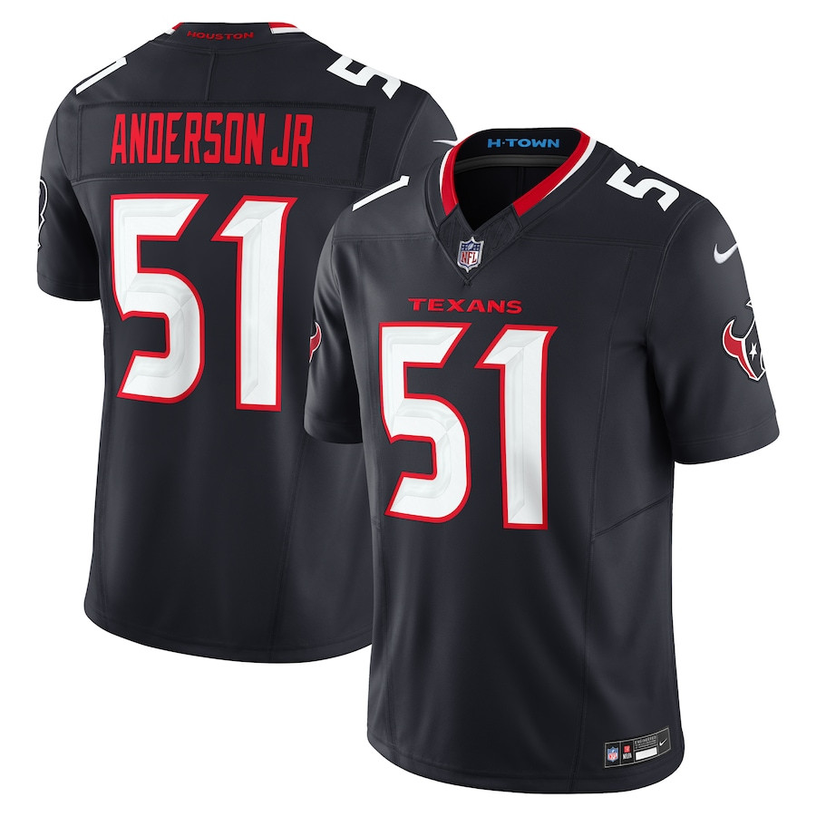 Will Anderson Jr. 51 Houston Texans Vapor F.U.S.E. Limited Navy NFL Jersey Men's