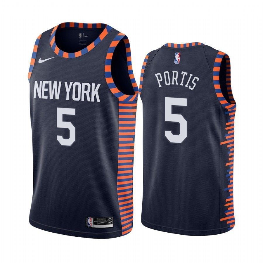 New York Knicks Bobby Portis 1 City NBA Jersey Men's