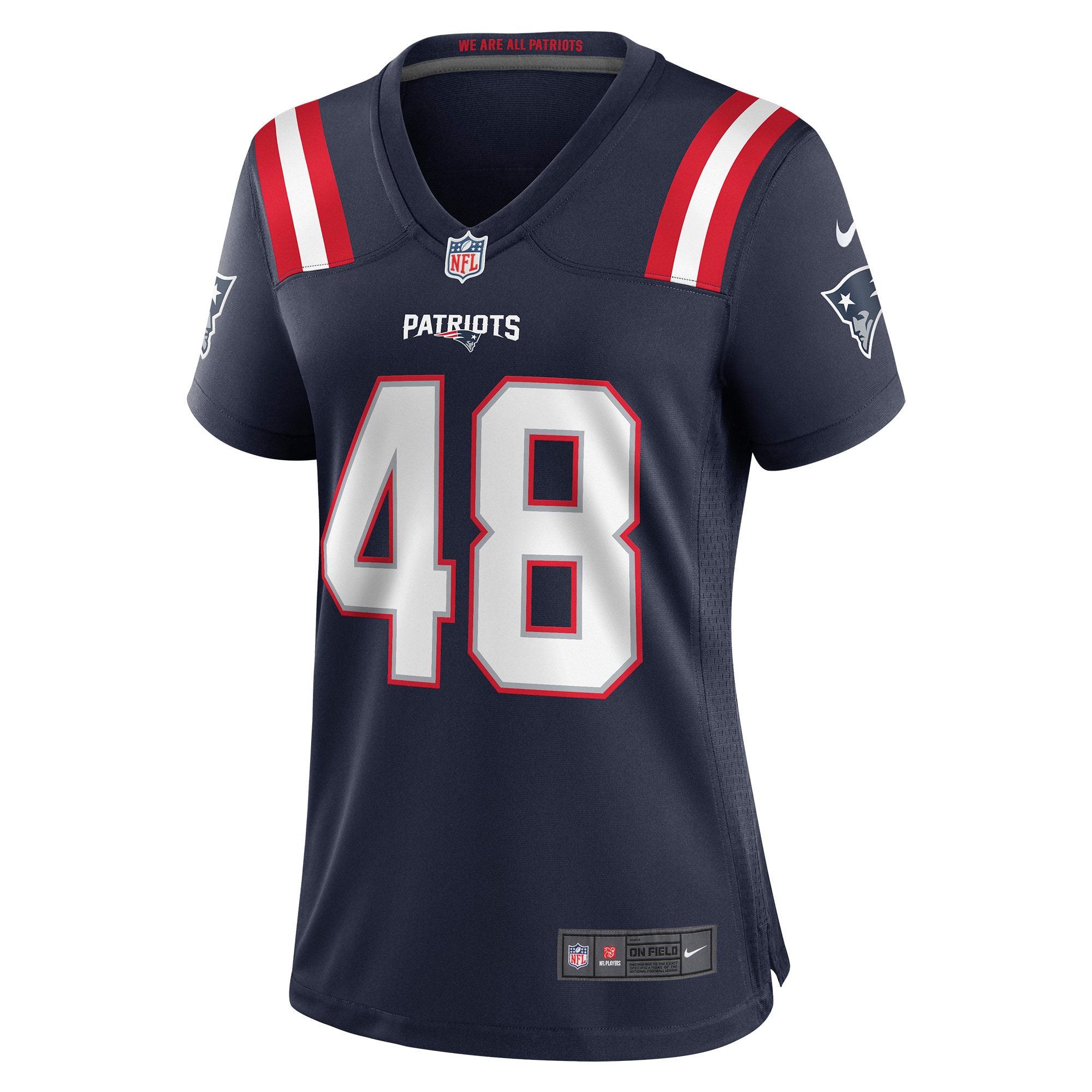 New England Patriots Jahlani Tavai Navy Game Player NFL Jersey Women's