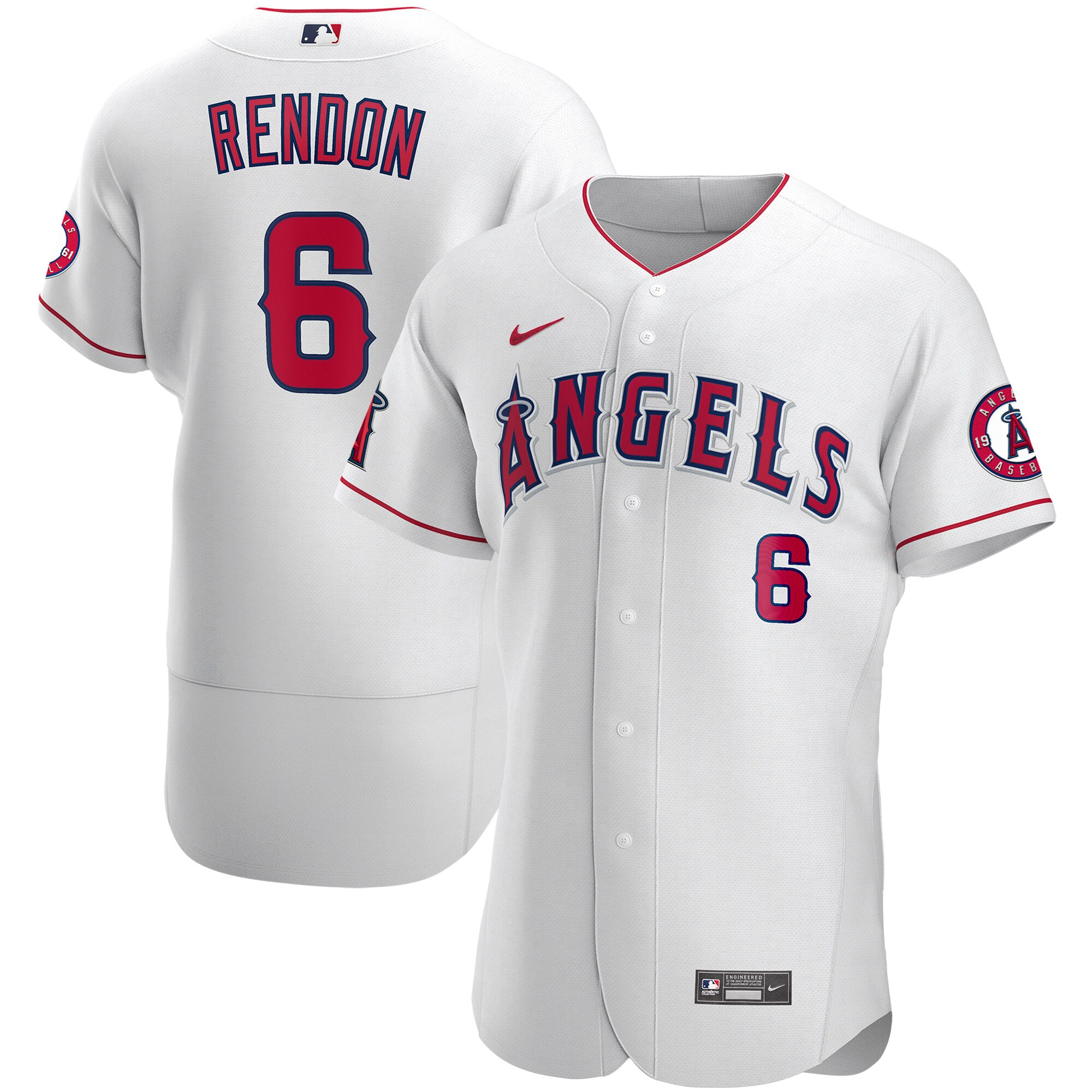 Los Angeles Angels Anthony Rendon White Player MLB Jersey Men's