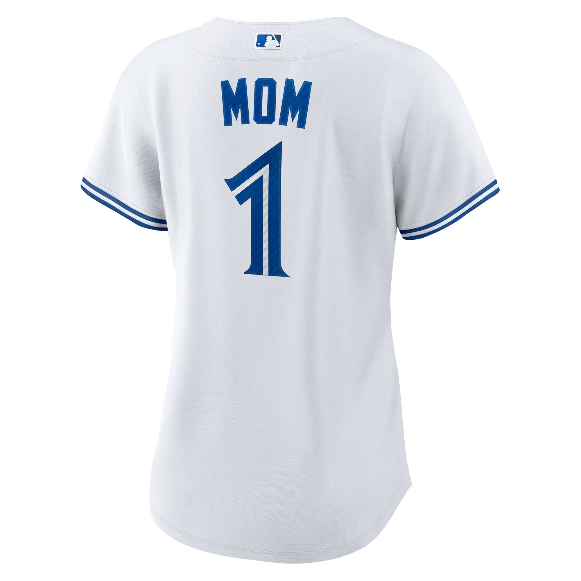 Toronto Blue Jays White #1 Mom Home MLB Jersey Women's