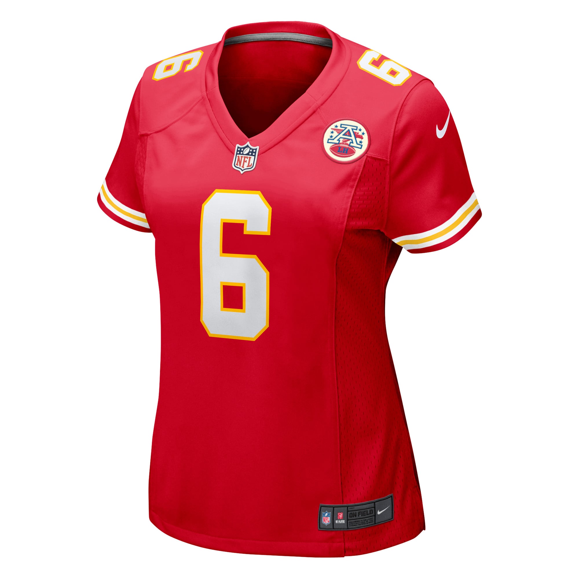 Kansas City Chiefs Bryan Cook Red Game Player NFL Jersey Women's