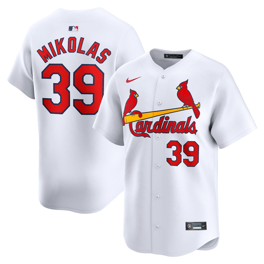 Miles Mikolas 39 St. Louis Cardinals Home Limited White MLB Jersey Men's