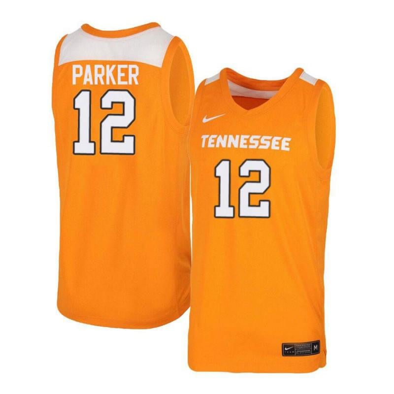 12 Kwe Parker Orang White Elite Tennessee Volunteers NCAA Jersey Men's