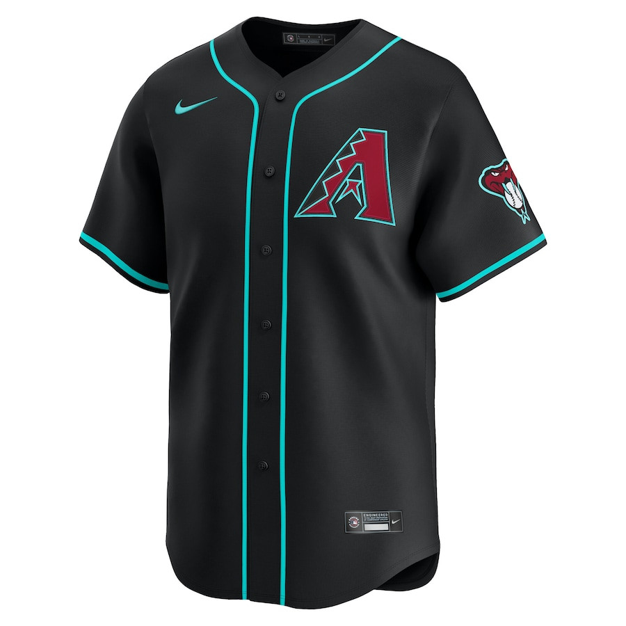 Corbin Carroll 7 Arizona Diamondbacks Alternate Limited Player Black MLB Jersey Men's