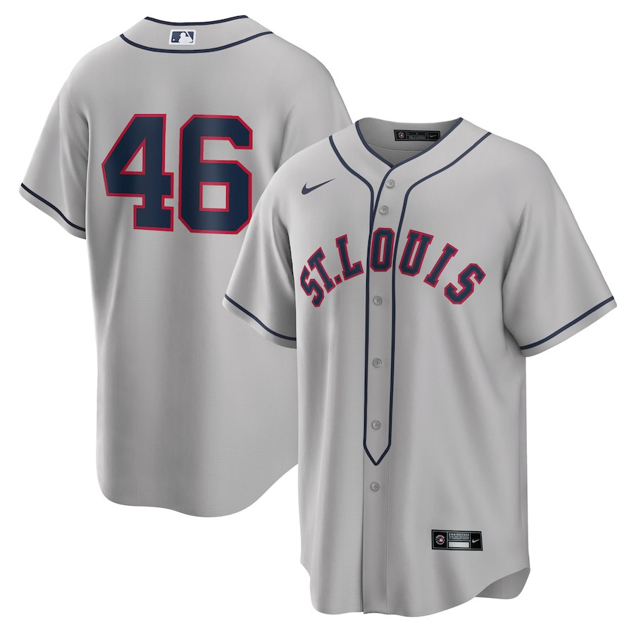 Paul Goldschmidt 46 St. Louis Cardinals 2024 Rickwood Classic Player Gray MLB Jersey Men's