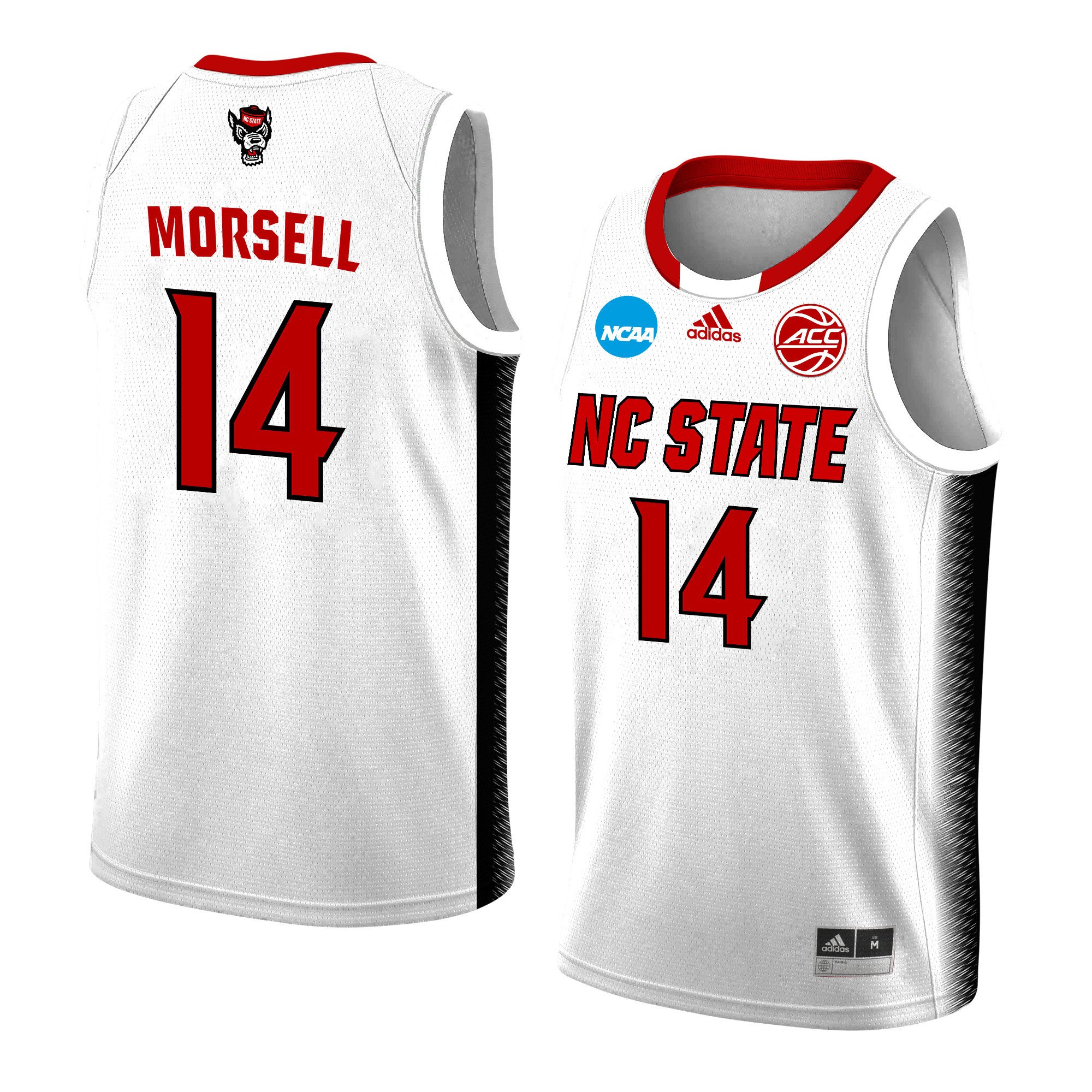 Casey Morsell 14 NC State Wolfpack 2024 White Unisex NCAA Jersey Unisex