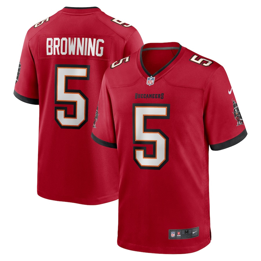 Jack Browning 5 Tampa Bay Buccaneers Game Red NFL Jersey Men's