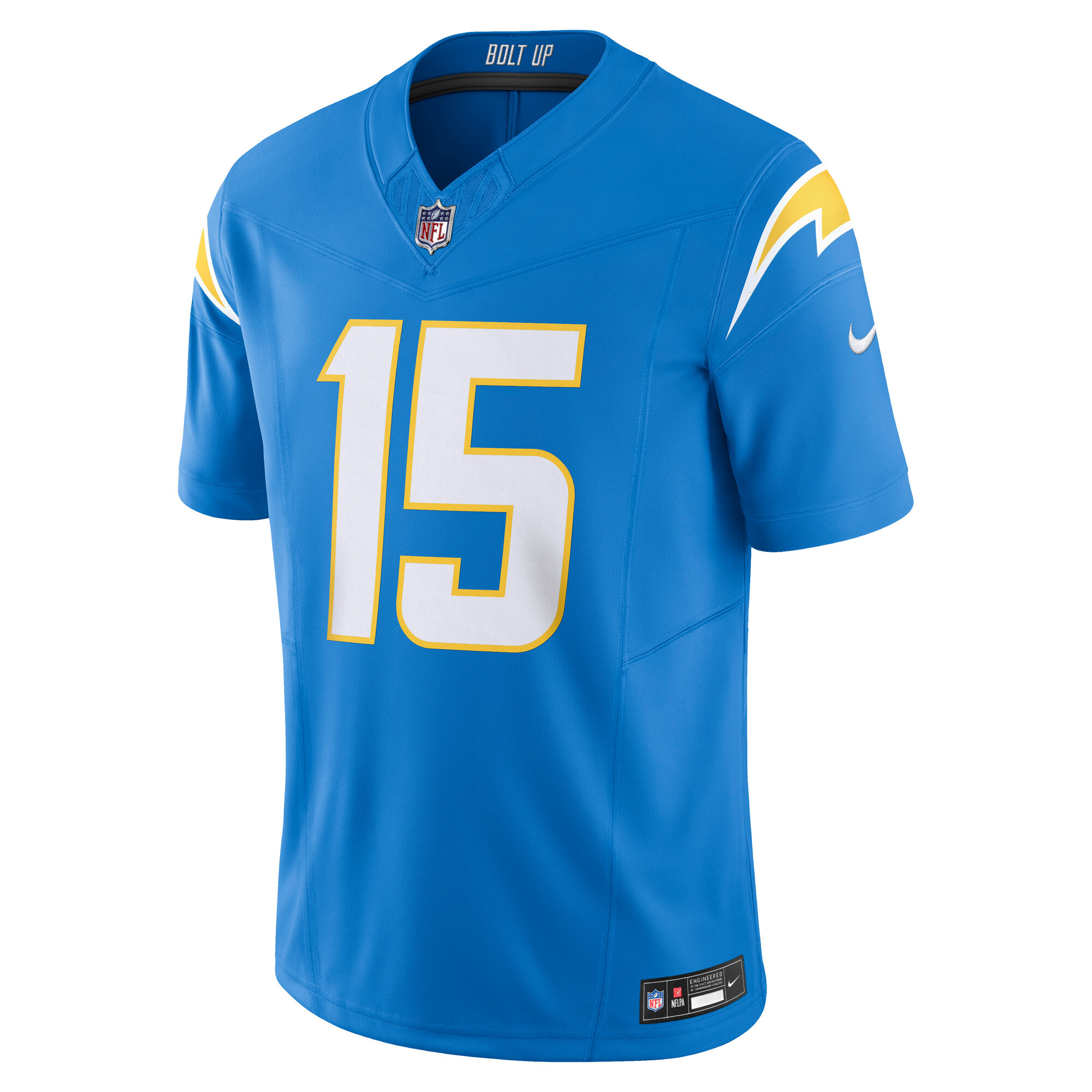 Los Angeles Chargers Ladd McConkey Powder Blue Team Vapor F.U.S.E. Limited NFL Jersey Men's