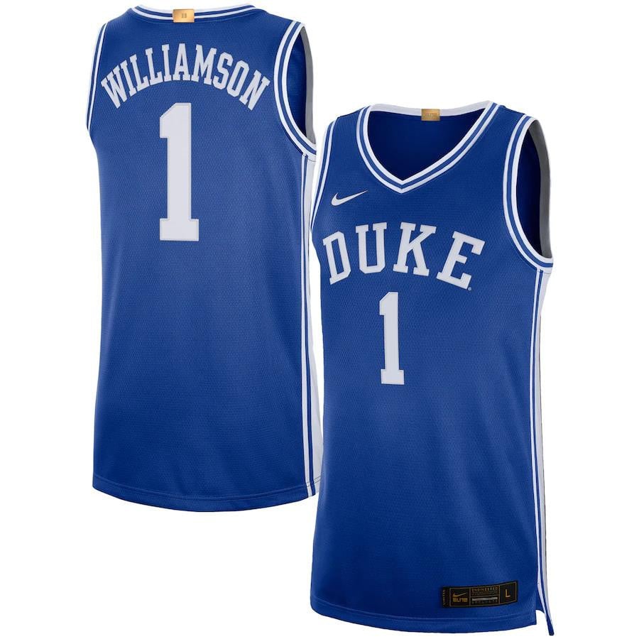 Zion Williamson Duke Blue Devils Player Limited Royal NCAA Jersey Men's