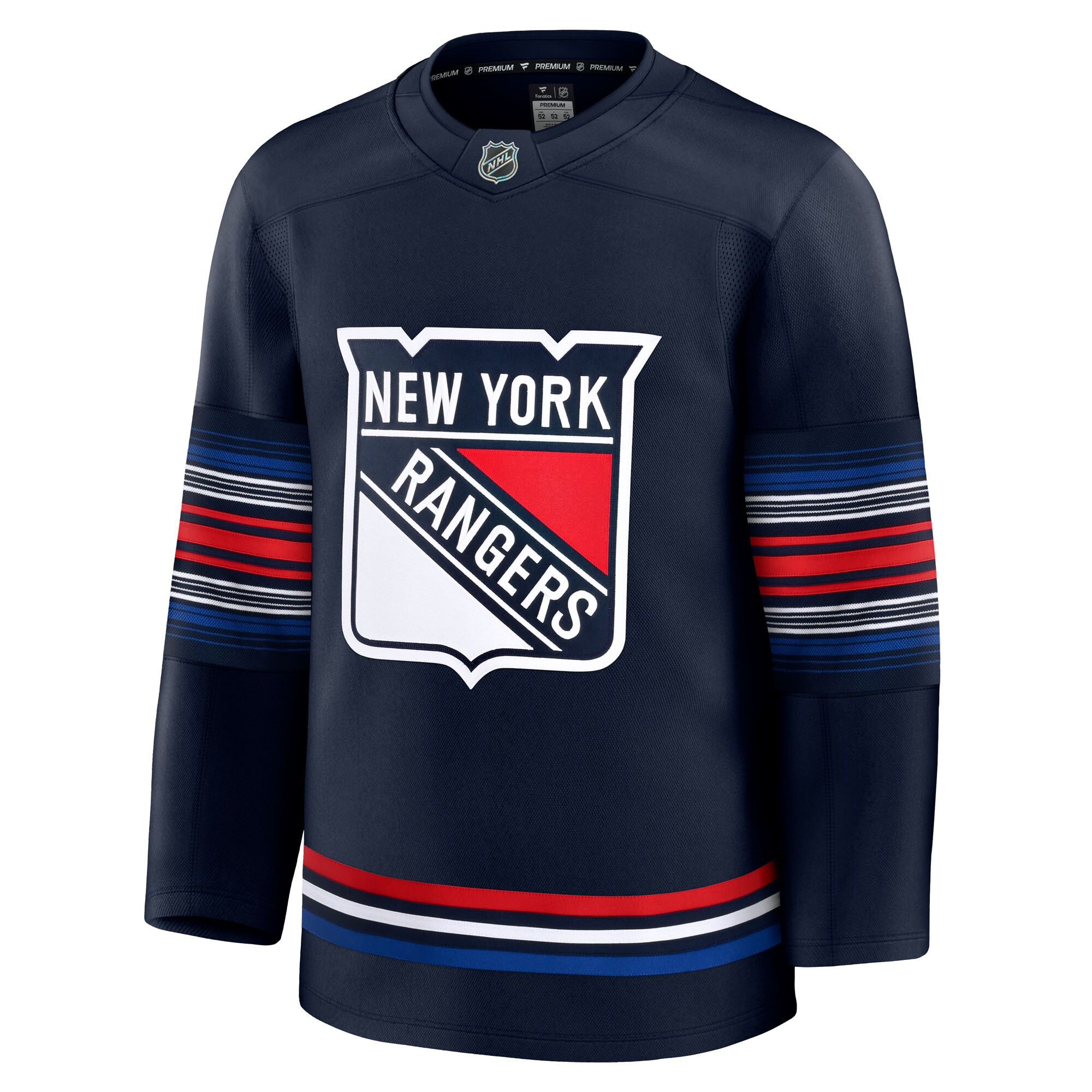 New York Rangers Navy Alternate Premium NHL Jersey Men's
