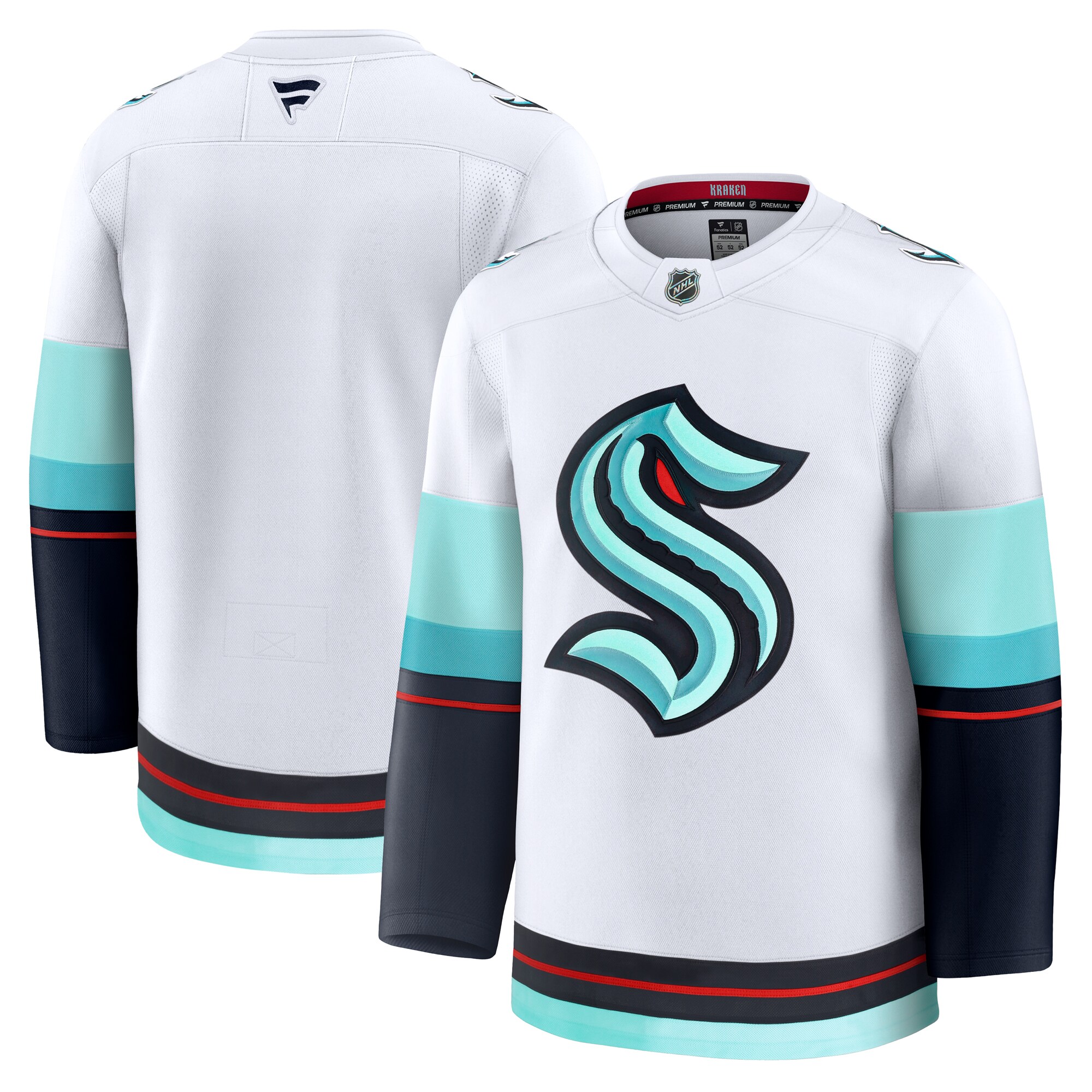 Seattle Kraken White Away Premium NHL Jersey Men's