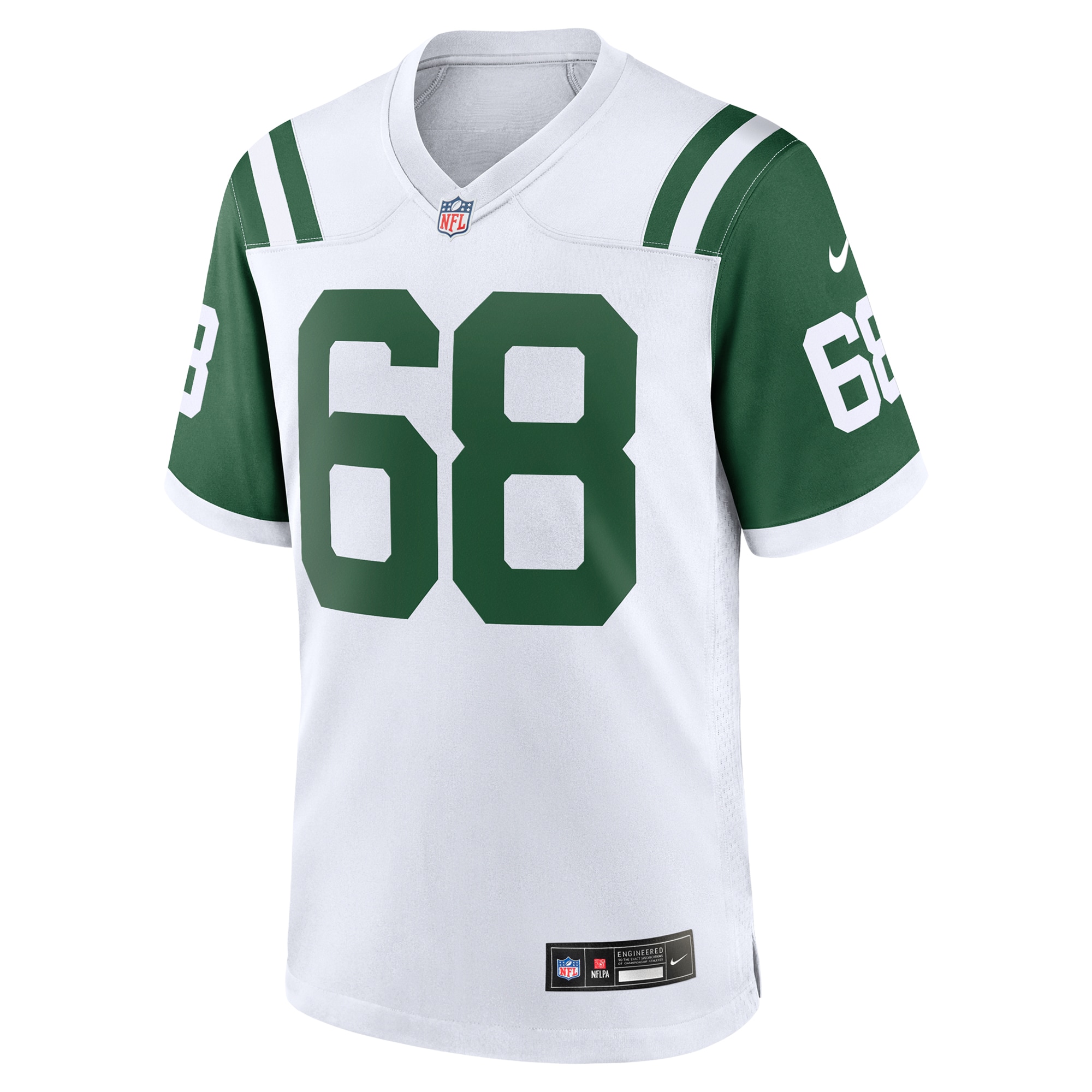 New York Jets Kevin Mawae White Classic Alternate Retired Player Game NFL Jersey Men's