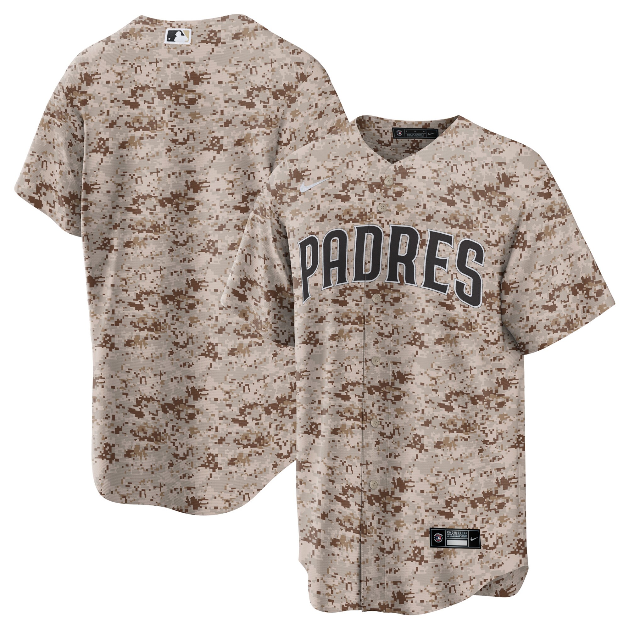 San Diego Padres Camo USMC Alternate Team MLB Jersey Men's