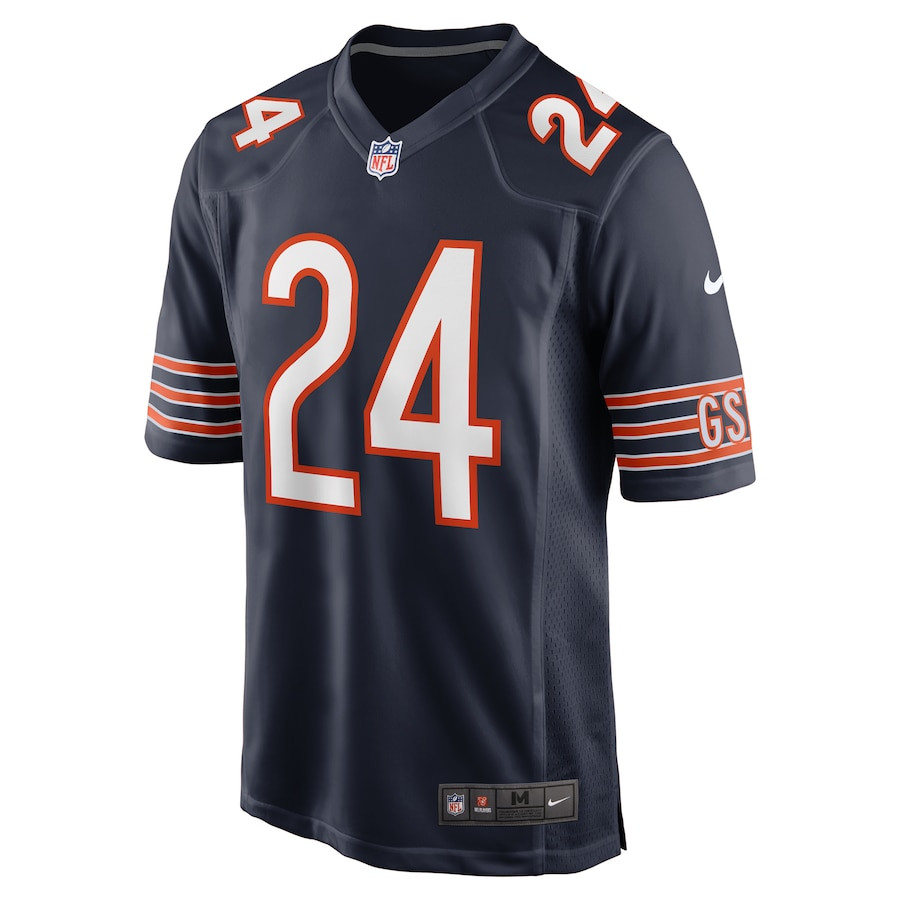 Adrian Colbert 24 Chicago Bears Team Game Navy NFL Jersey Men's