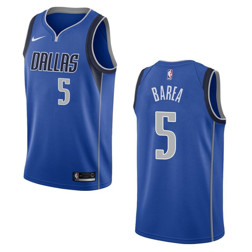 Dallas Mavericks 5 J.j. Barea Icon Swingman Blue NBA Jersey Men's
