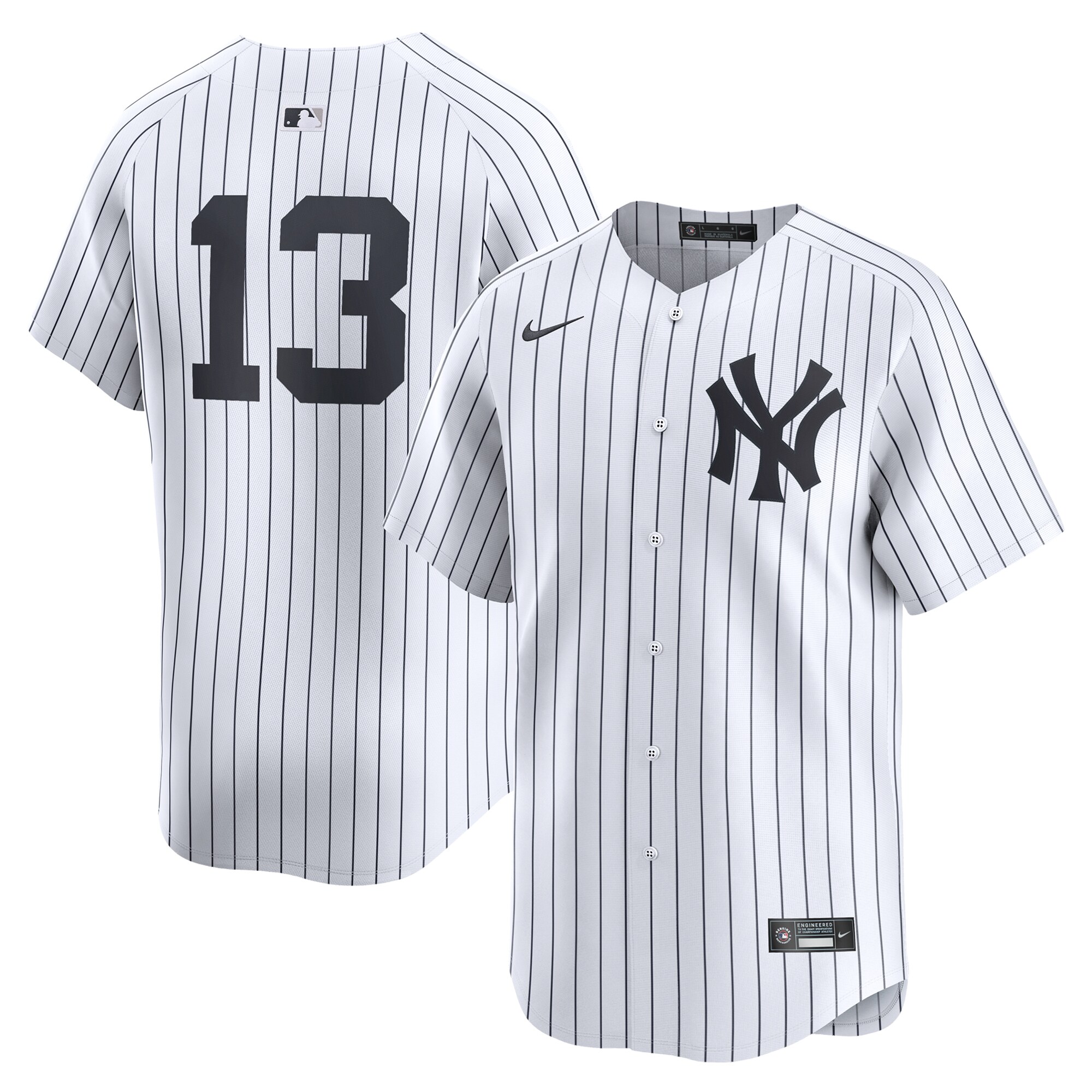 New York Yankees Jazz Chisholm Jr. White Home Limited Player MLB Jersey Men's
