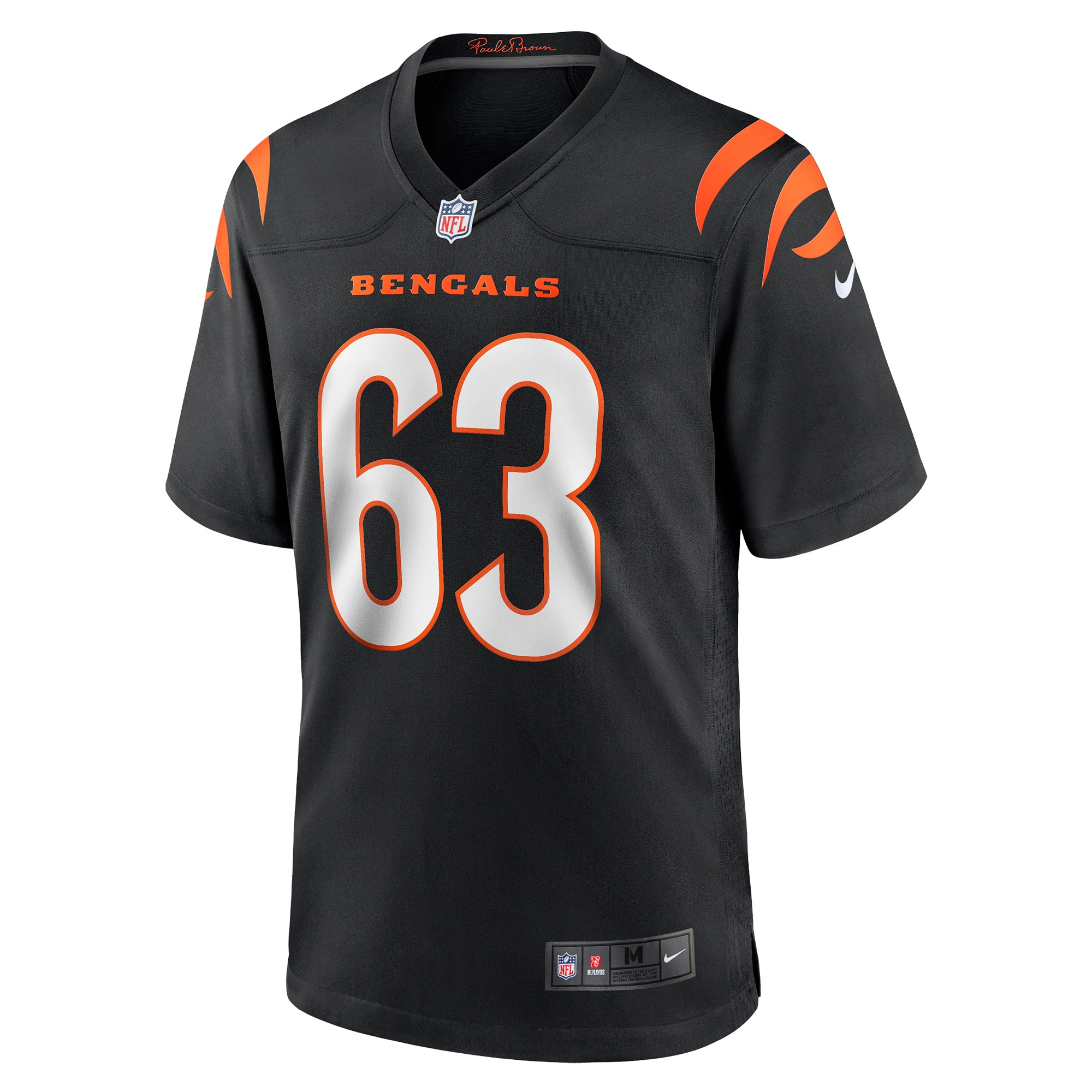 Cincinnati Bengals Trey Hill Black Game NFL Jersey Men's