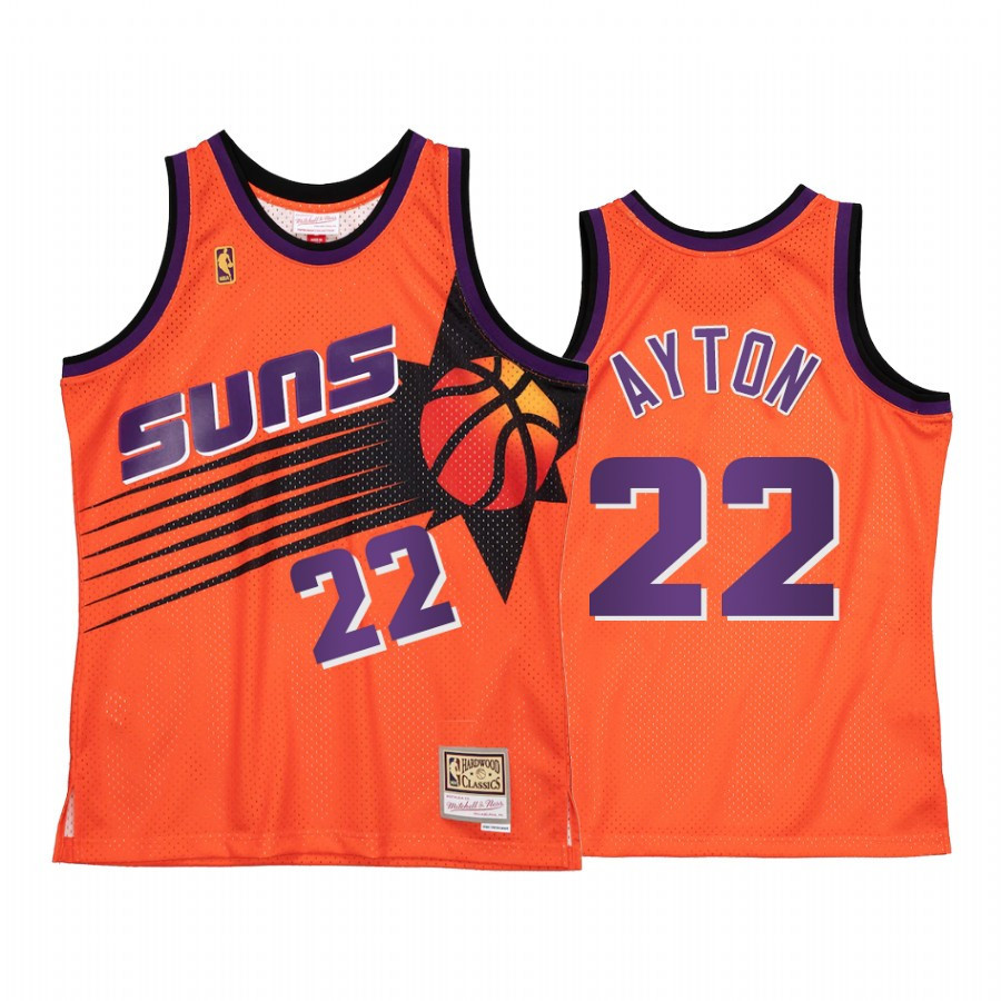 Phoenix Suns Deandre Ayton 22 Orange Reload 2.0 NBA Jersey Men's