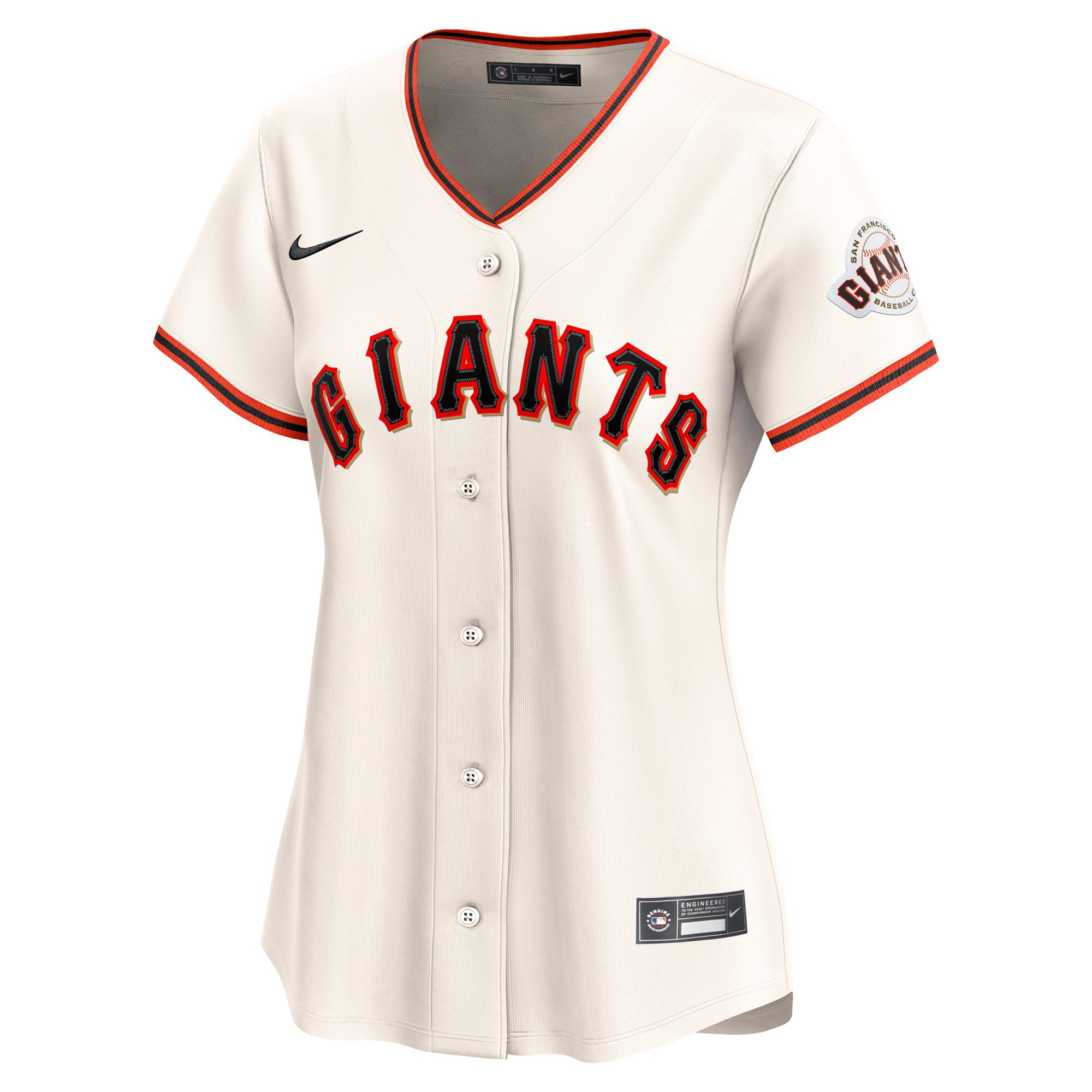 San Francisco Giants Cream Home Limited Custom MLB Jersey Women's