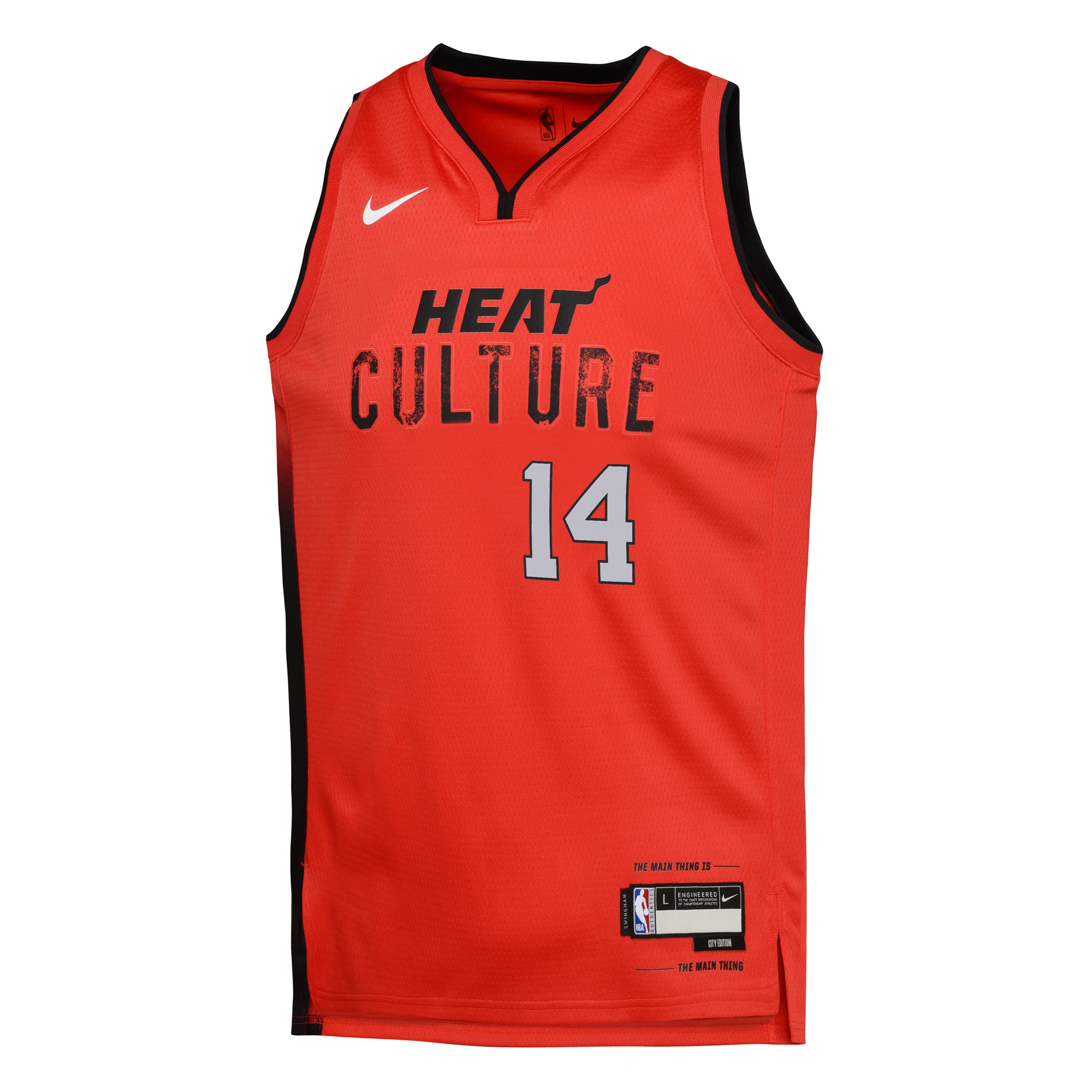 Miami Heat City Edition Swingman 2024 Red Tyler Herr NBA Jersey Youth