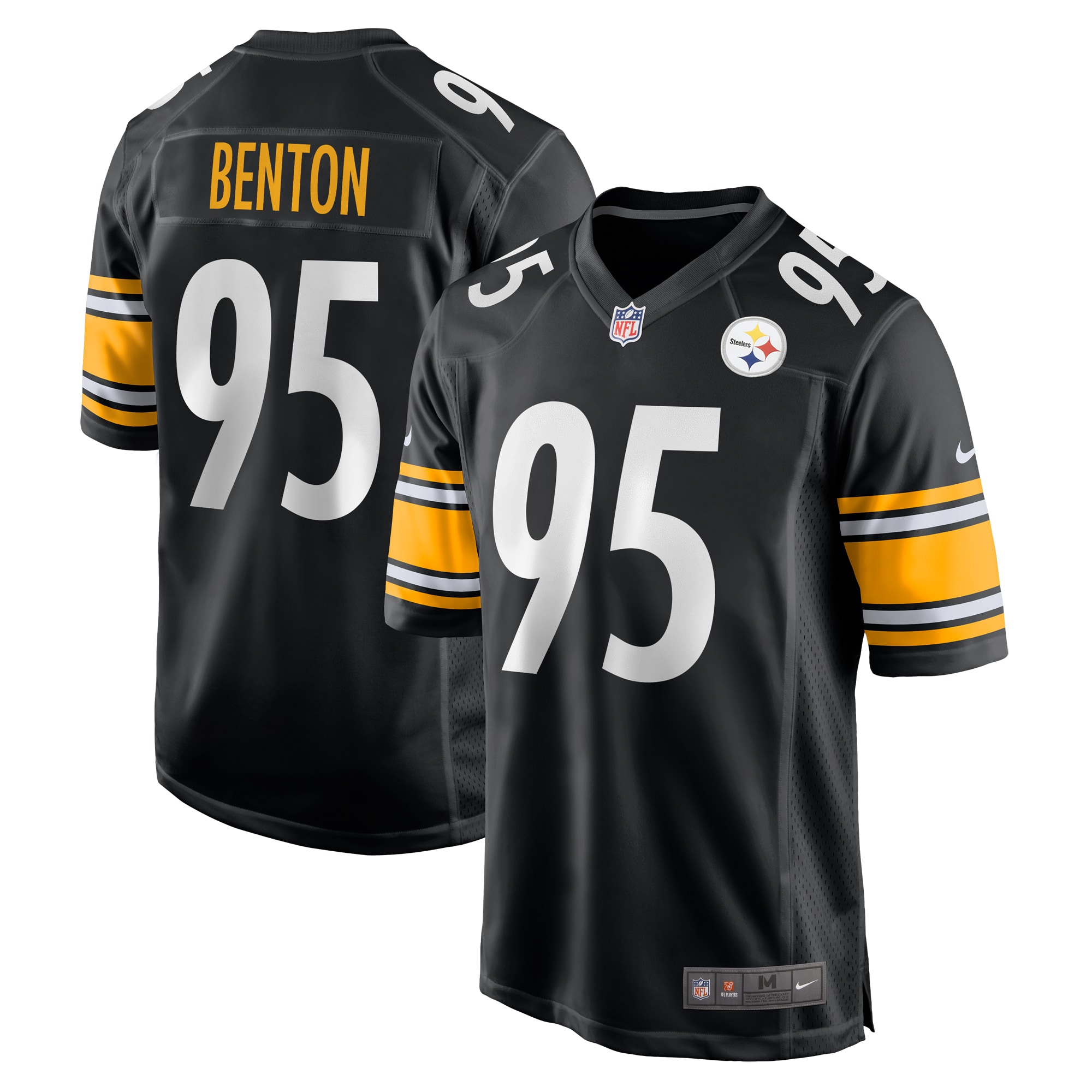 Pittsburgh Steelers Keeanu Benton Black Team Game NFL Jersey Men's