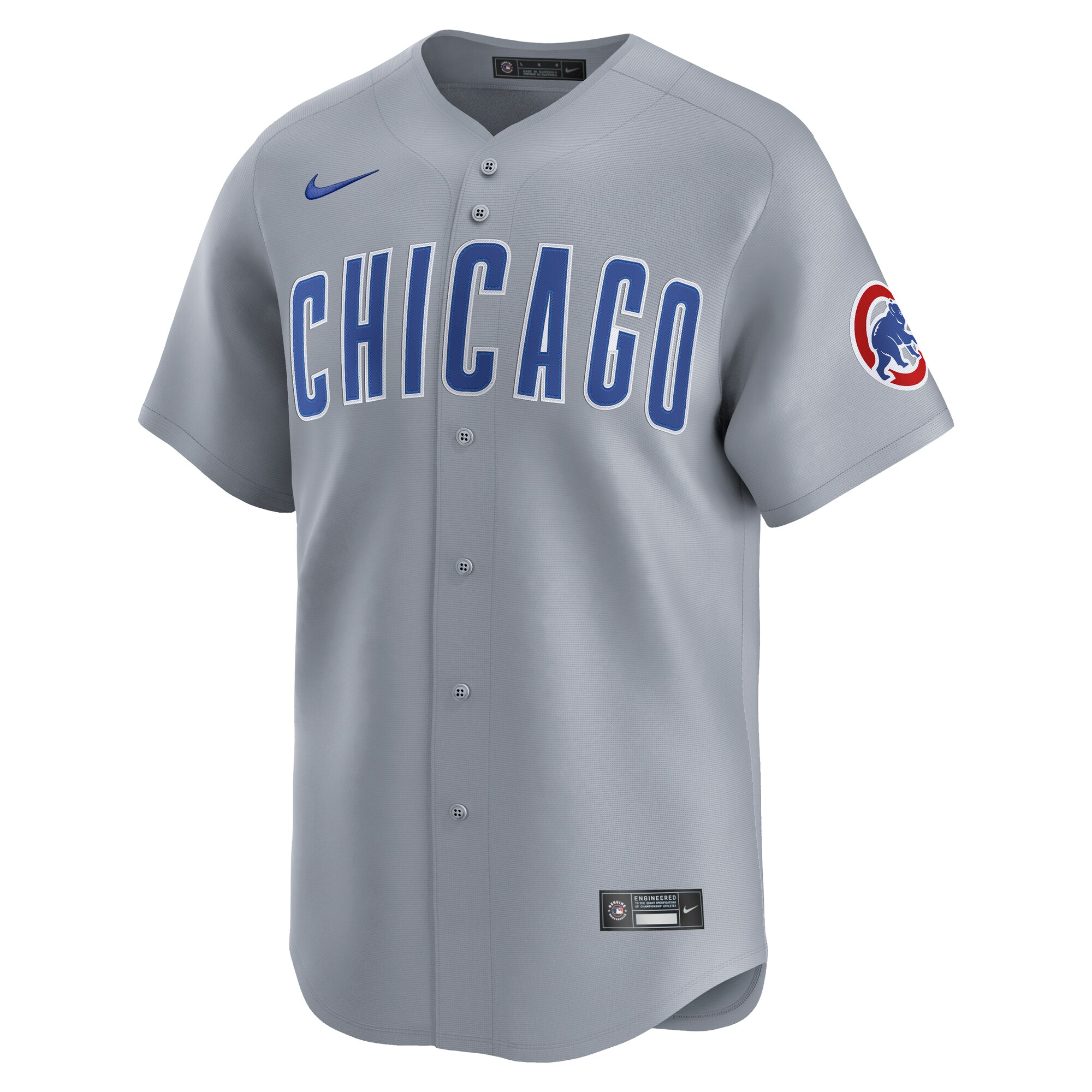Chicago Cubs Gray Road Limited MLB Jersey Men's