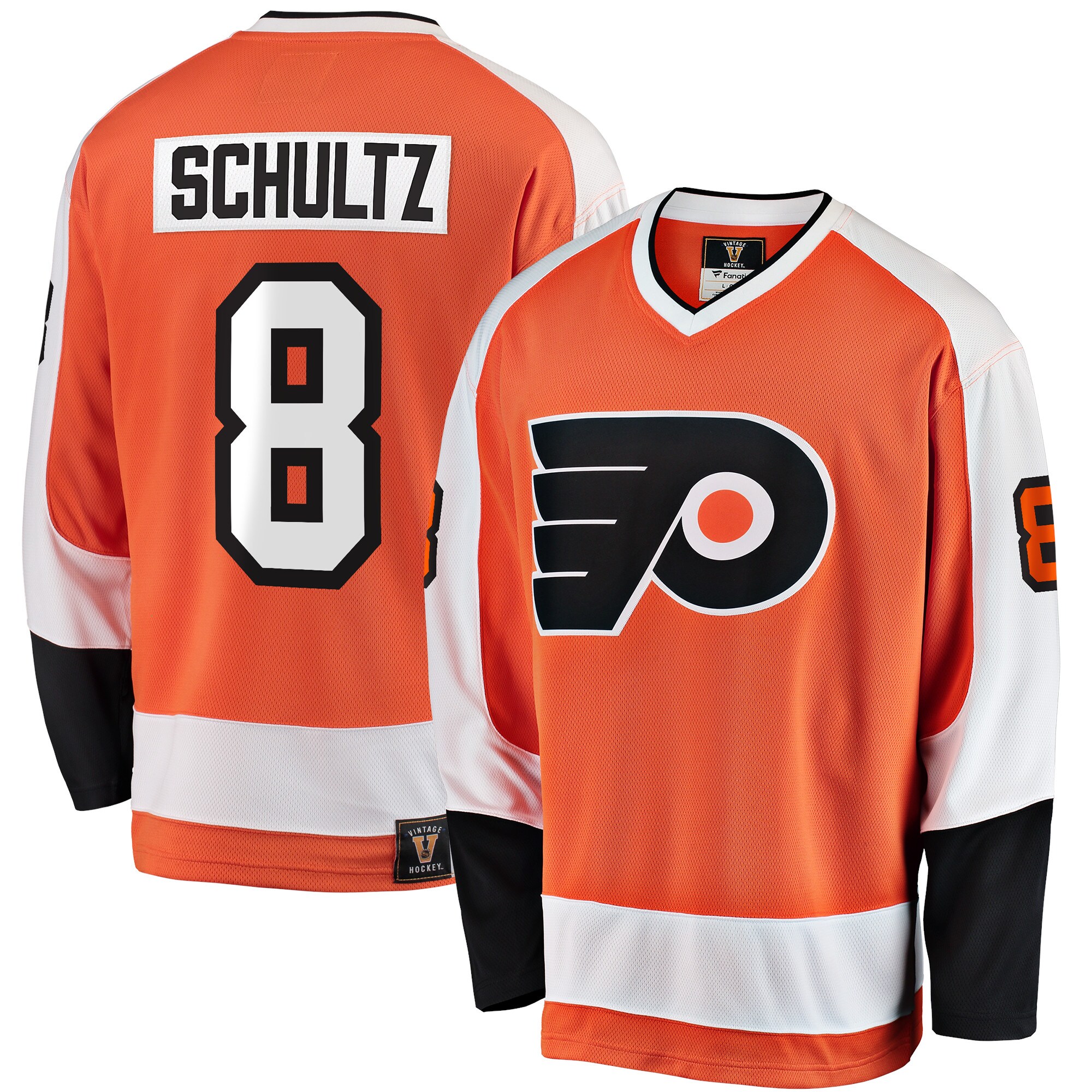 Philadelphia Flyers Dave Schultz Orange Premier Breakaway Retired Player NHL Jersey Men's